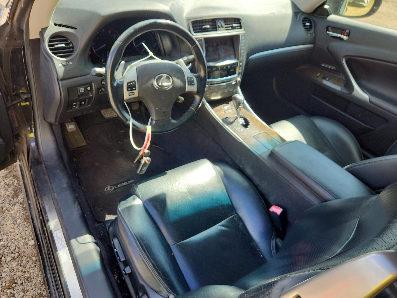 2012 Lexus Is 350 Black vin: JTHFE2C27C2507408