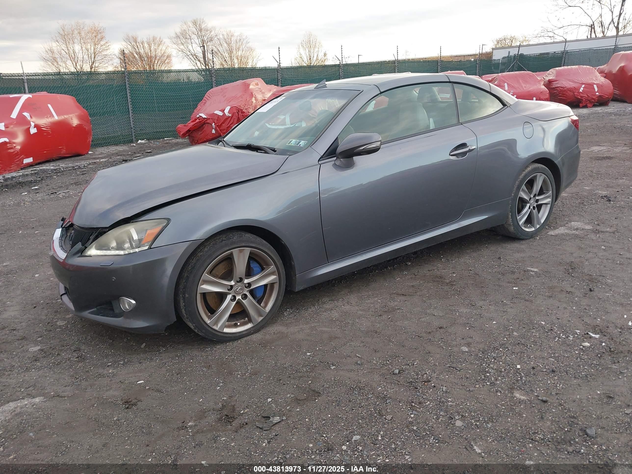 2012 Lexus Is 350c   Серый vin: JTHFE2C27C2507828