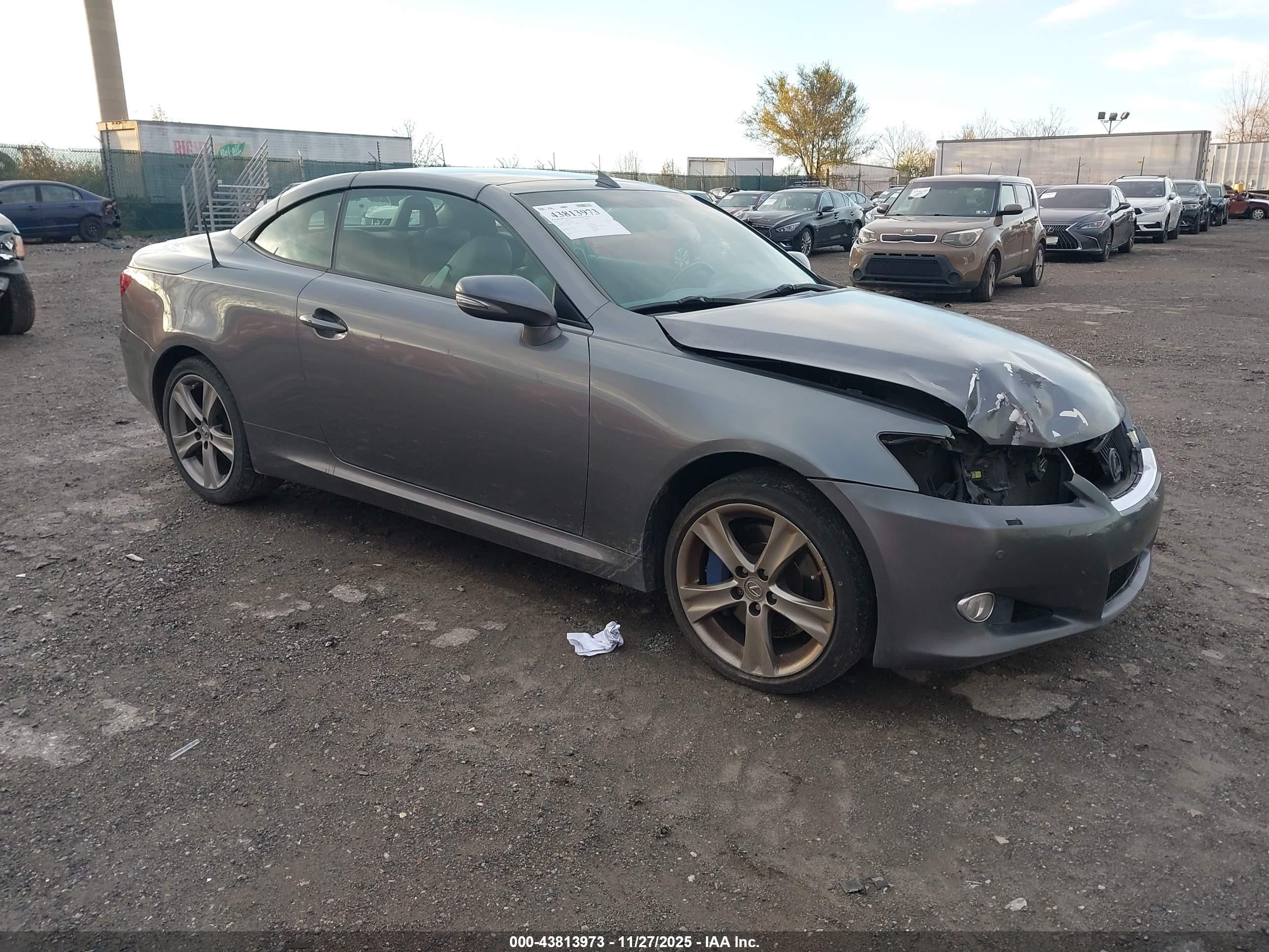 2012 Lexus Is 350c   Серый vin: JTHFE2C27C2507828