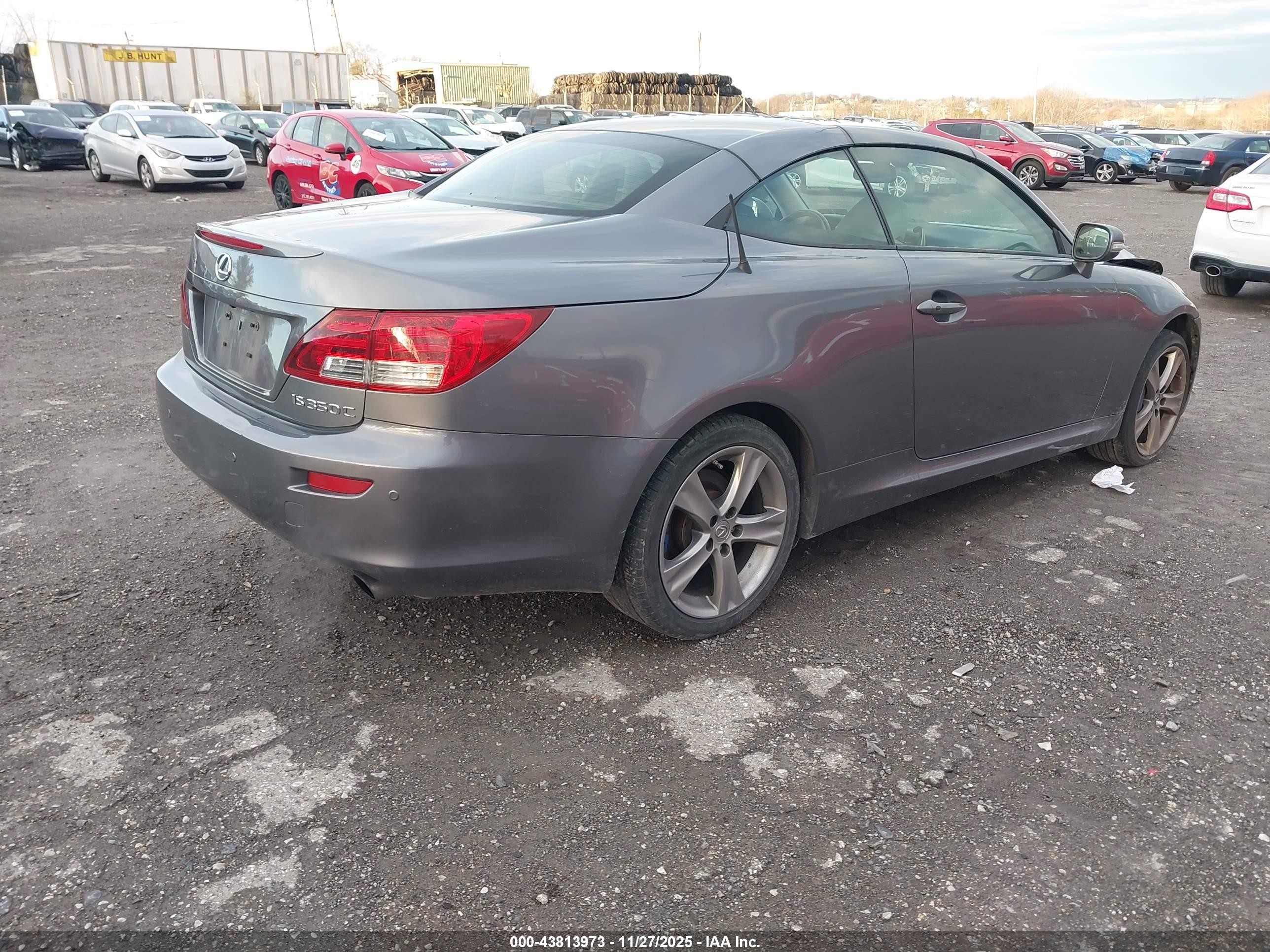 2012 Lexus Is 350c   Серый vin: JTHFE2C27C2507828