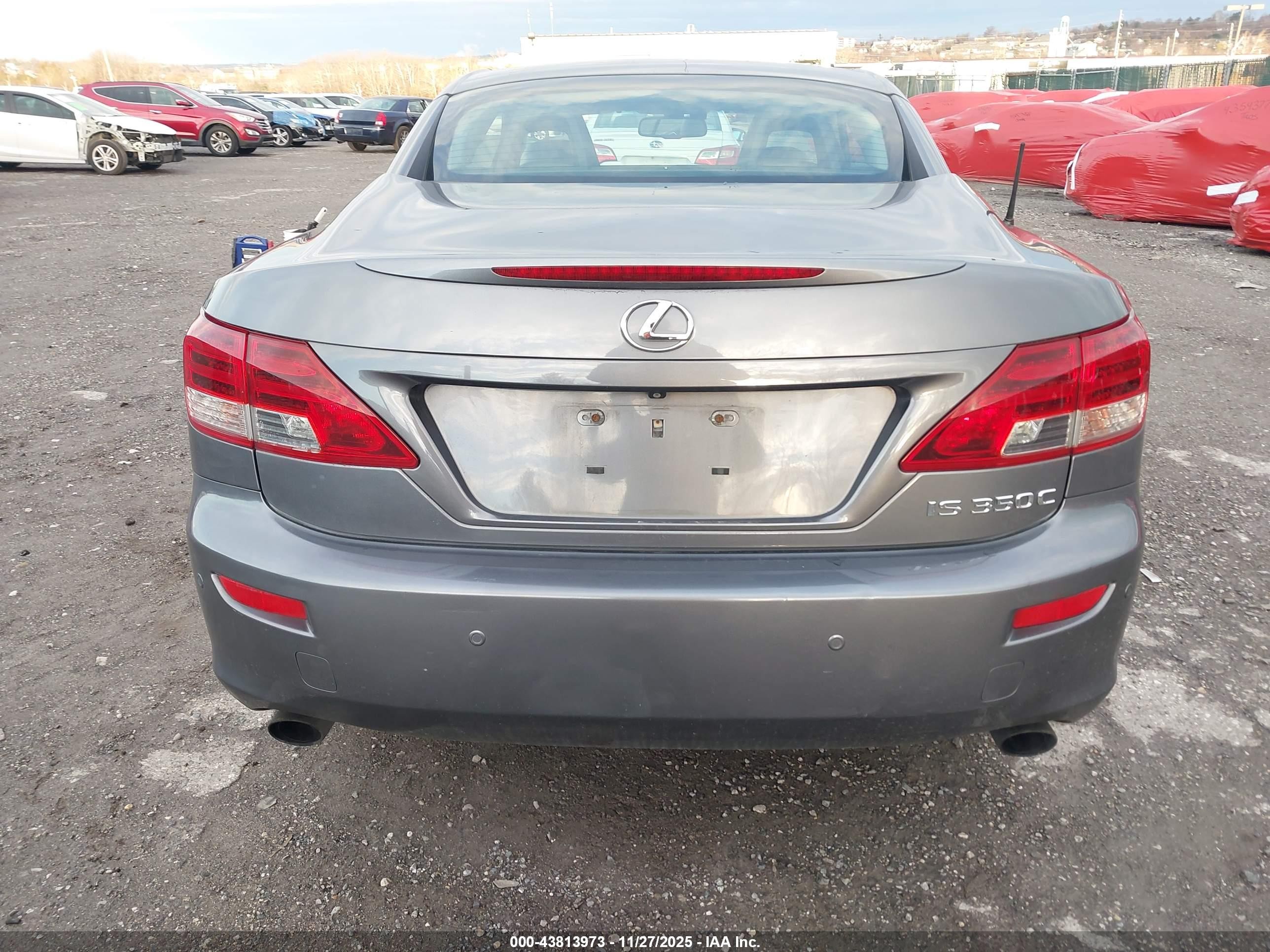 2012 Lexus Is 350c   Серый vin: JTHFE2C27C2507828