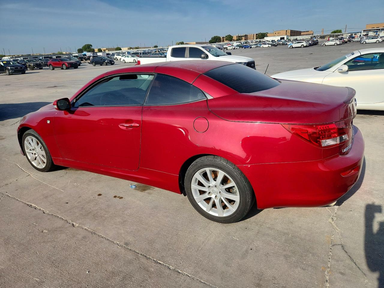 2010 Lexus Is 350 Burgundy vin: JTHFE2C28A2501663