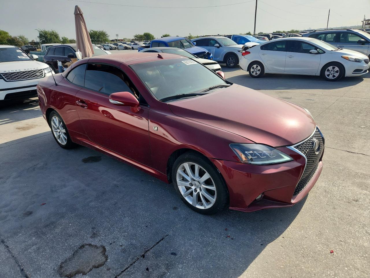 2010 Lexus Is 350 Burgundy vin: JTHFE2C28A2501663