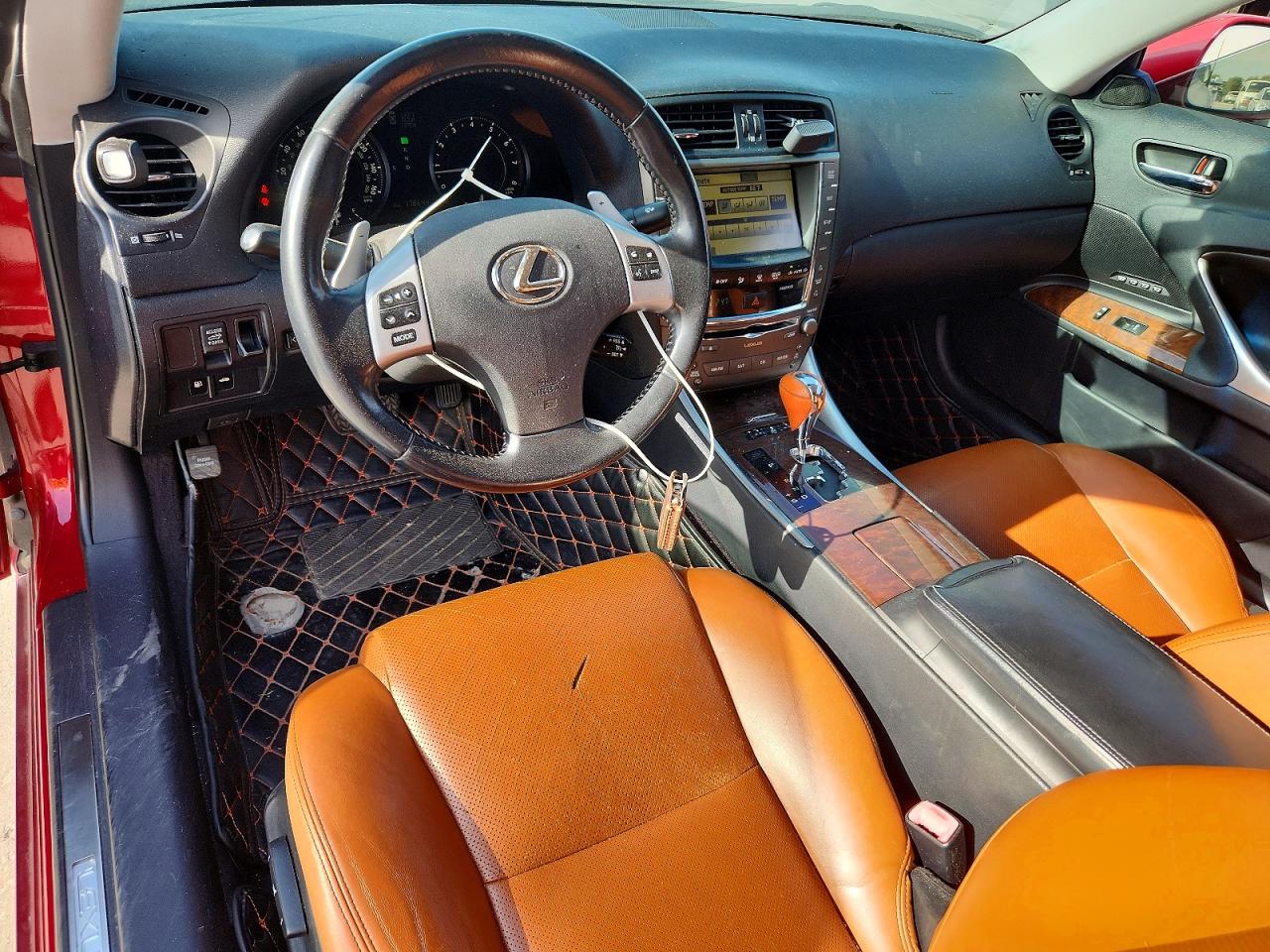 2010 Lexus Is 350 Burgundy vin: JTHFE2C28A2501663