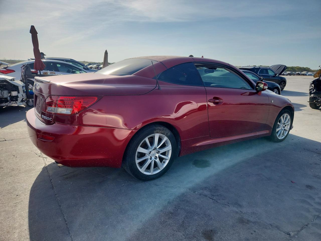 2010 Lexus Is 350 Burgundy vin: JTHFE2C28A2501663
