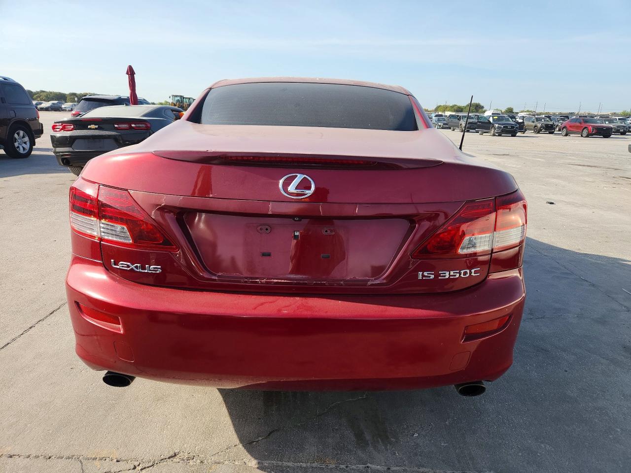 2010 Lexus Is 350 Burgundy vin: JTHFE2C28A2501663