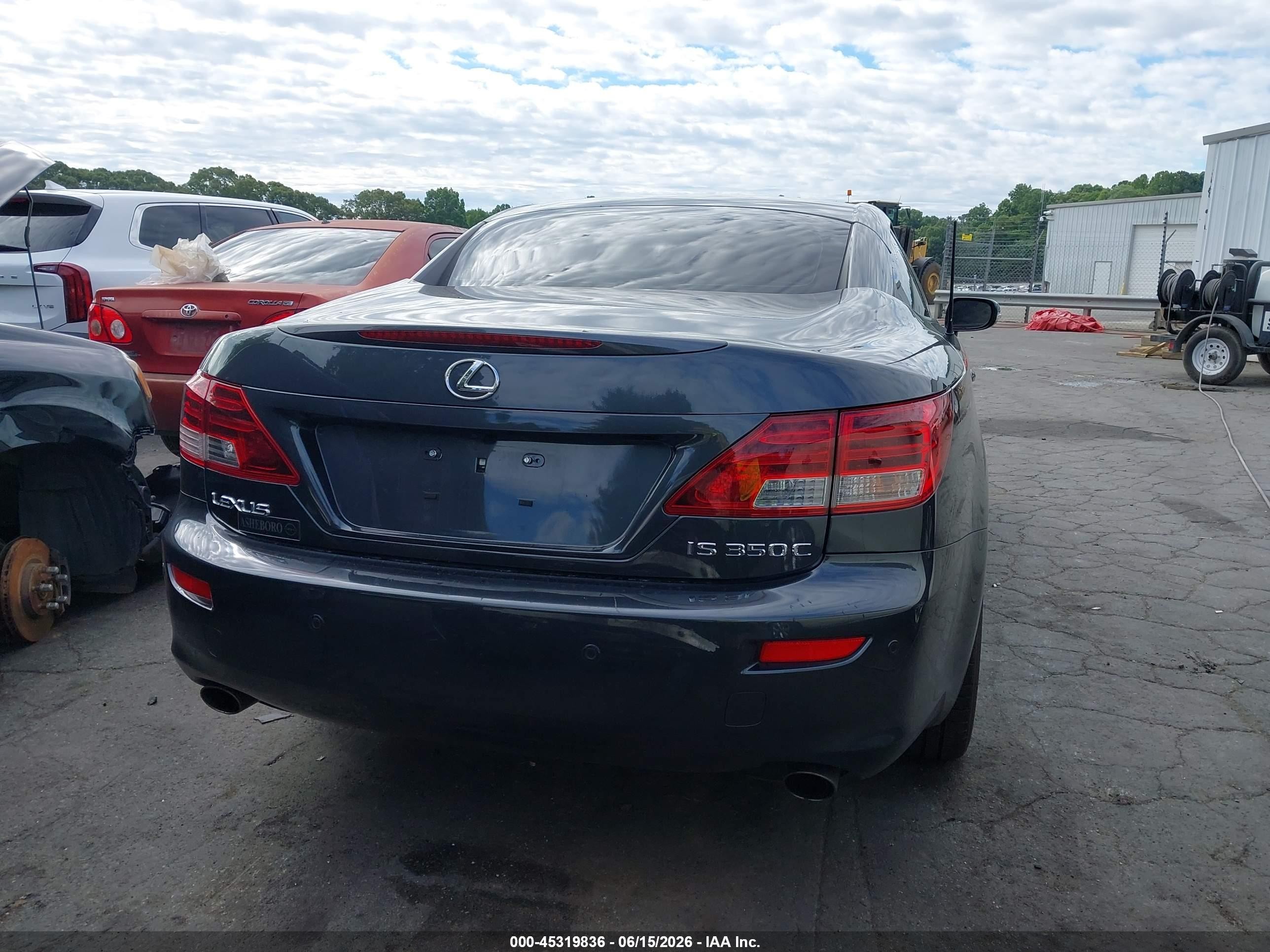 2010 Lexus Is 350c   Gray vin: JTHFE2C28A2504045