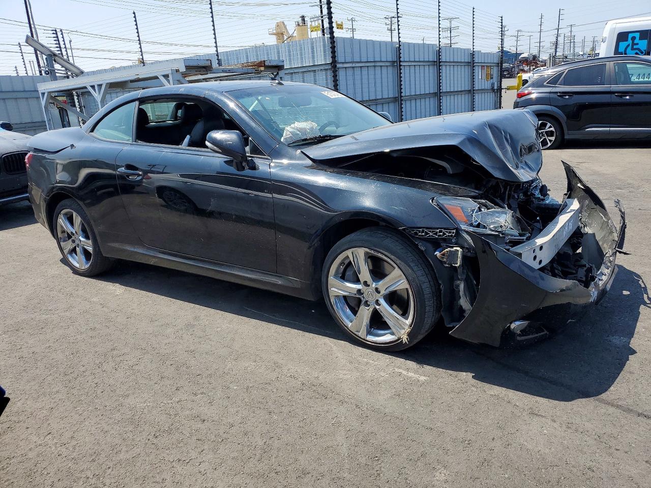 2012 Lexus Is 350 Black vin: JTHFE2C28C2508129