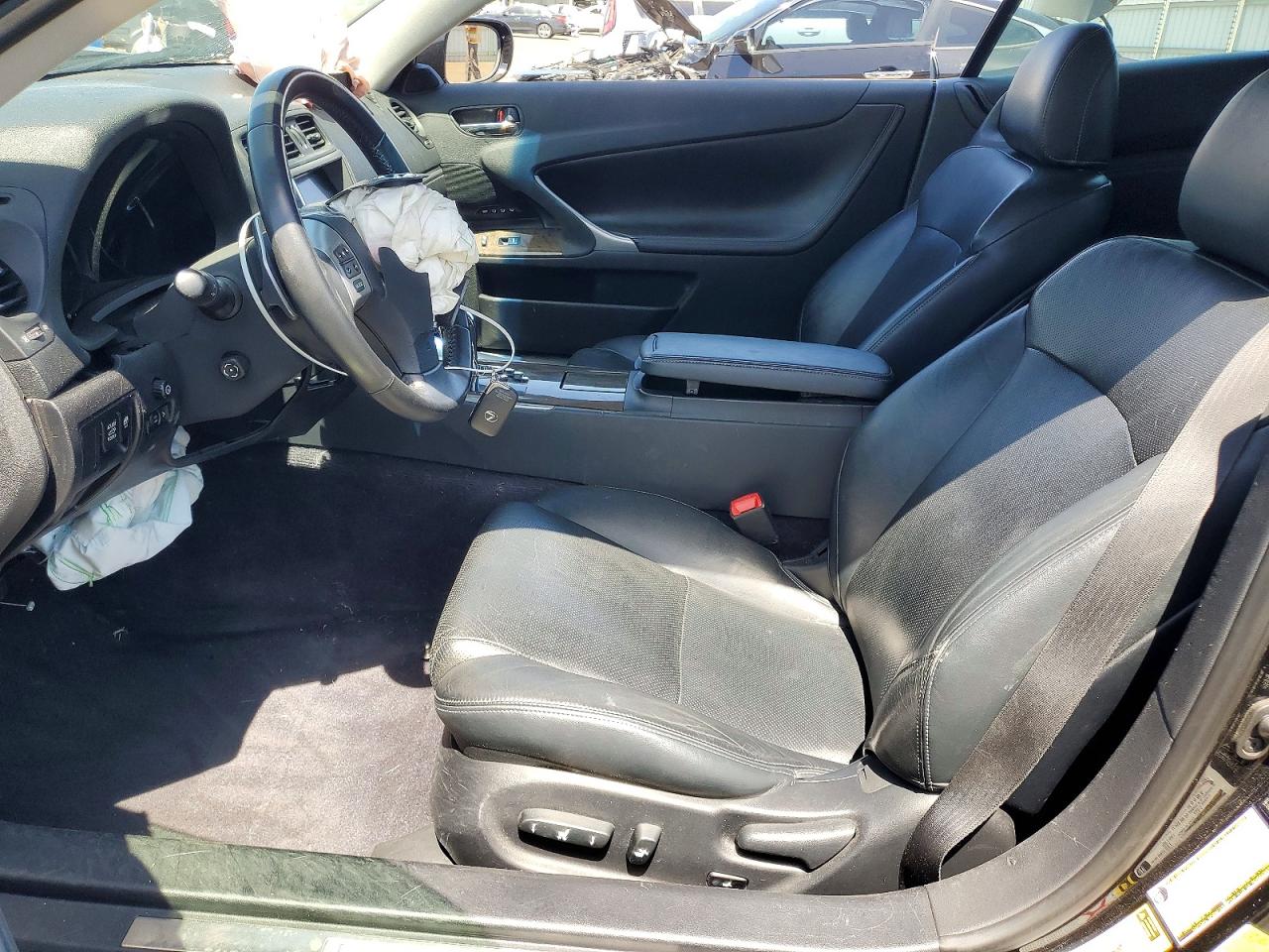 2012 Lexus Is 350 Black vin: JTHFE2C28C2508129