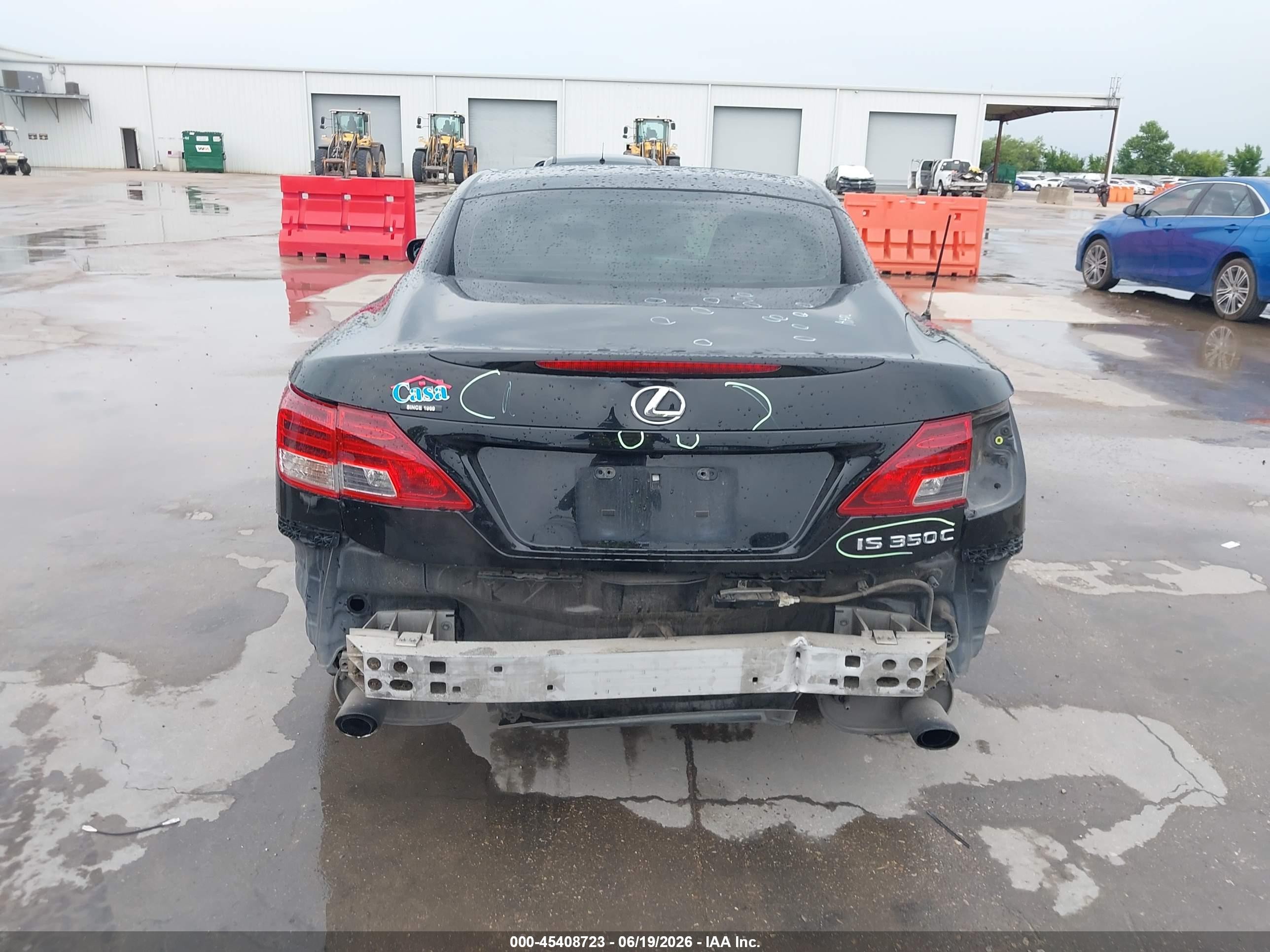 2014 Lexus Is 350c   Black vin: JTHFE2C28E2510367