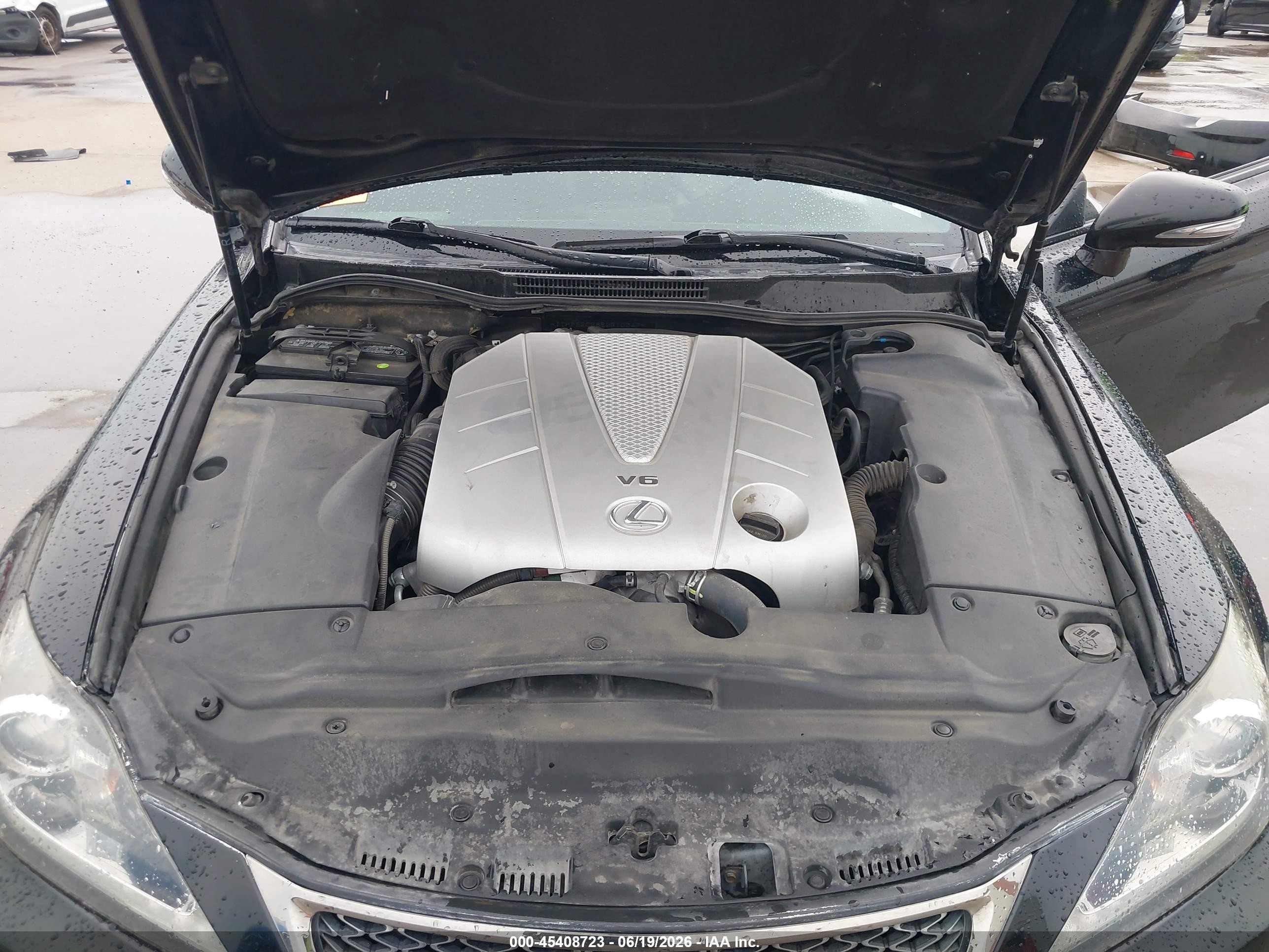 2014 Lexus Is 350c   Black vin: JTHFE2C28E2510367