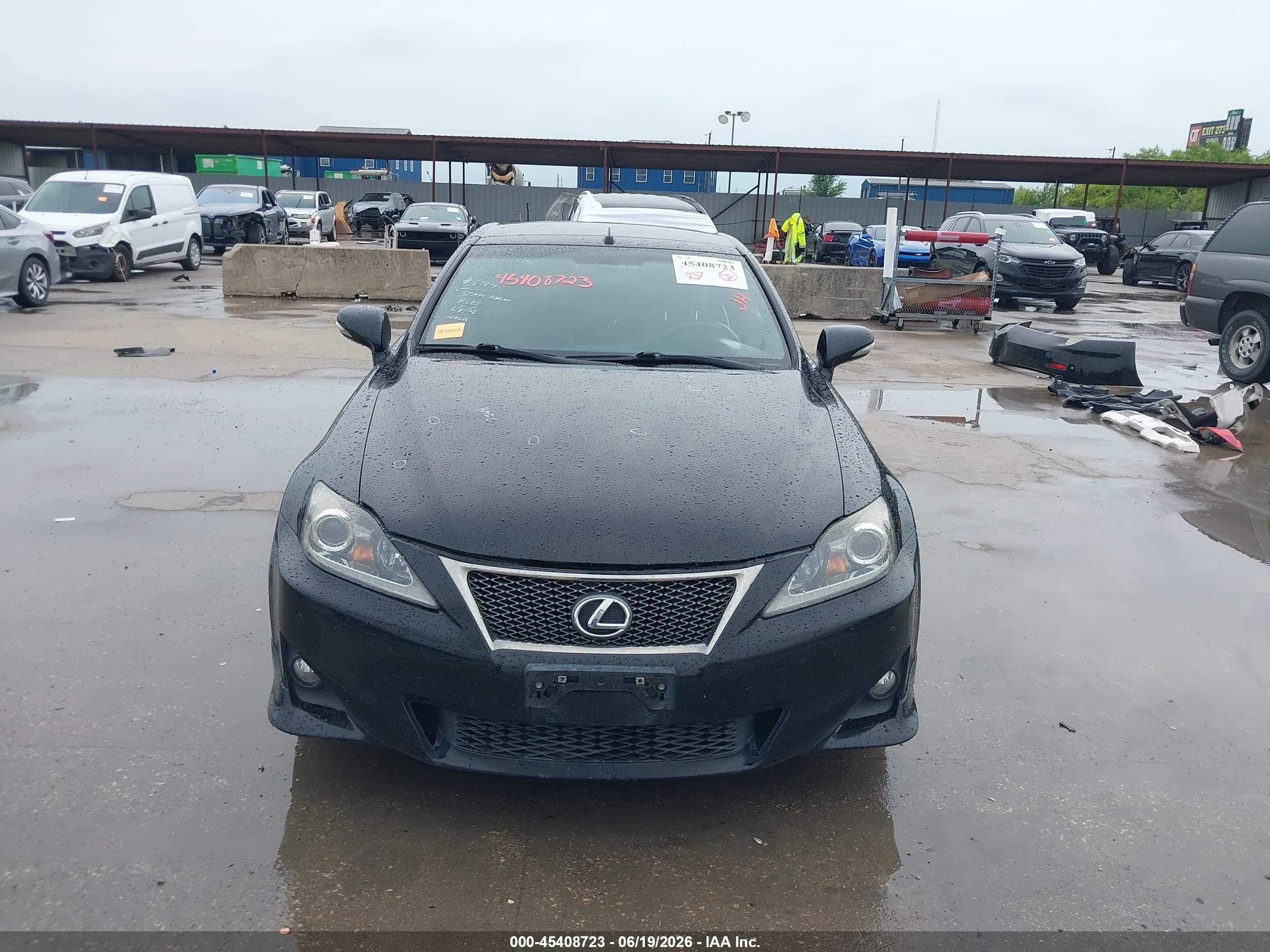 2014 Lexus Is 350c   Black vin: JTHFE2C28E2510367