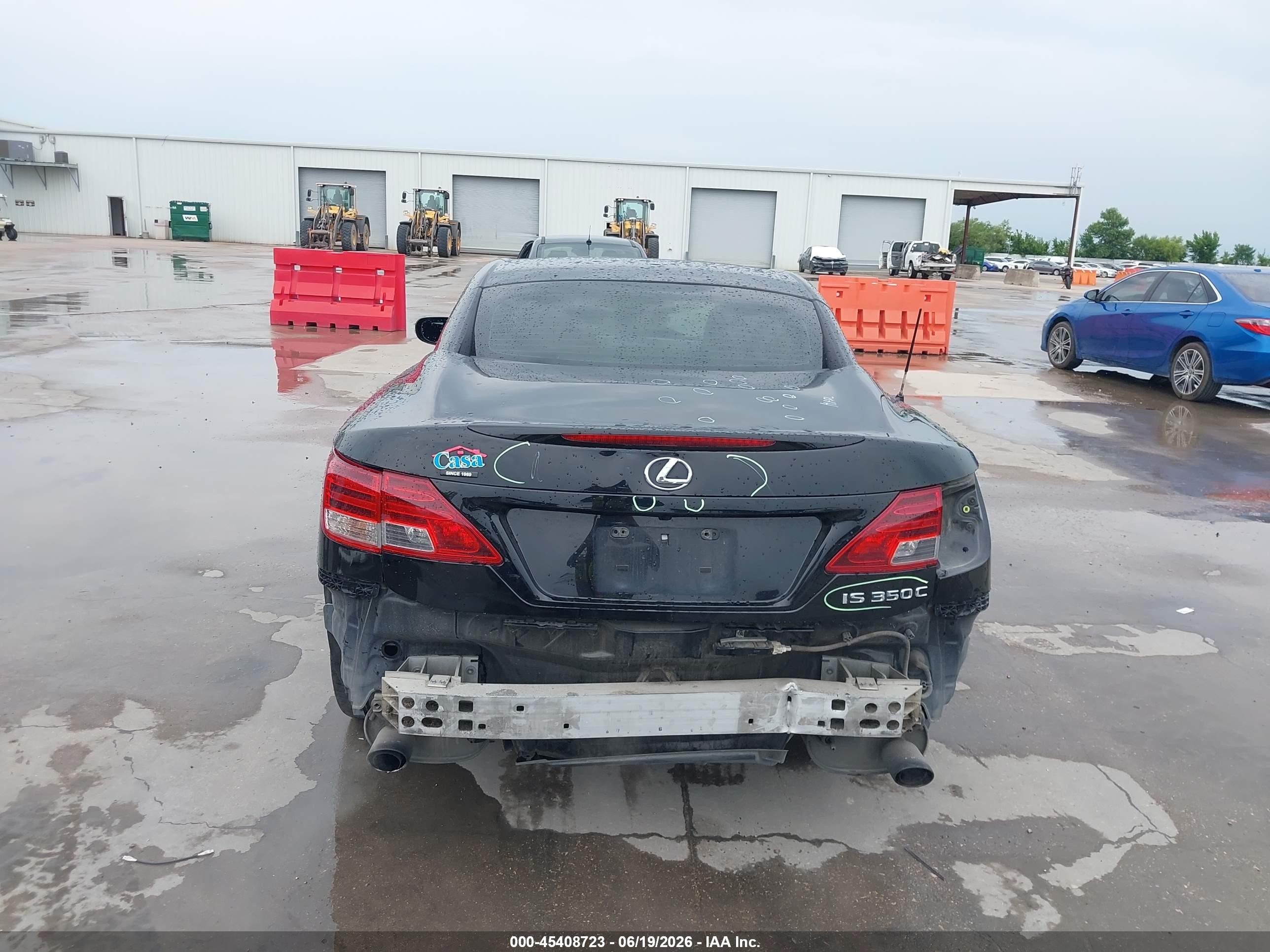 2014 Lexus Is 350c   Black vin: JTHFE2C28E2510367