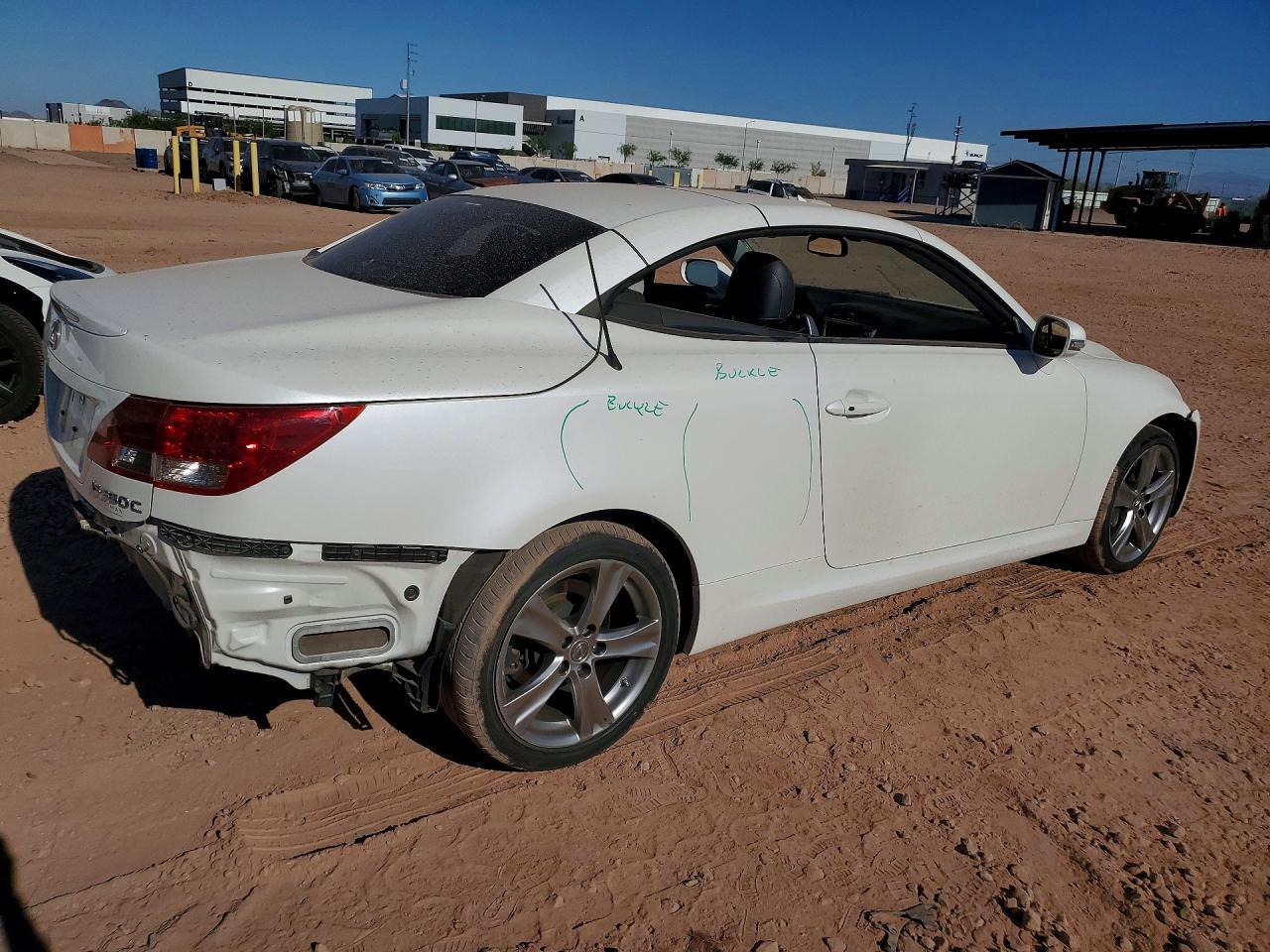 2015 Lexus Is 350 White vin: JTHFE2C28F2511424