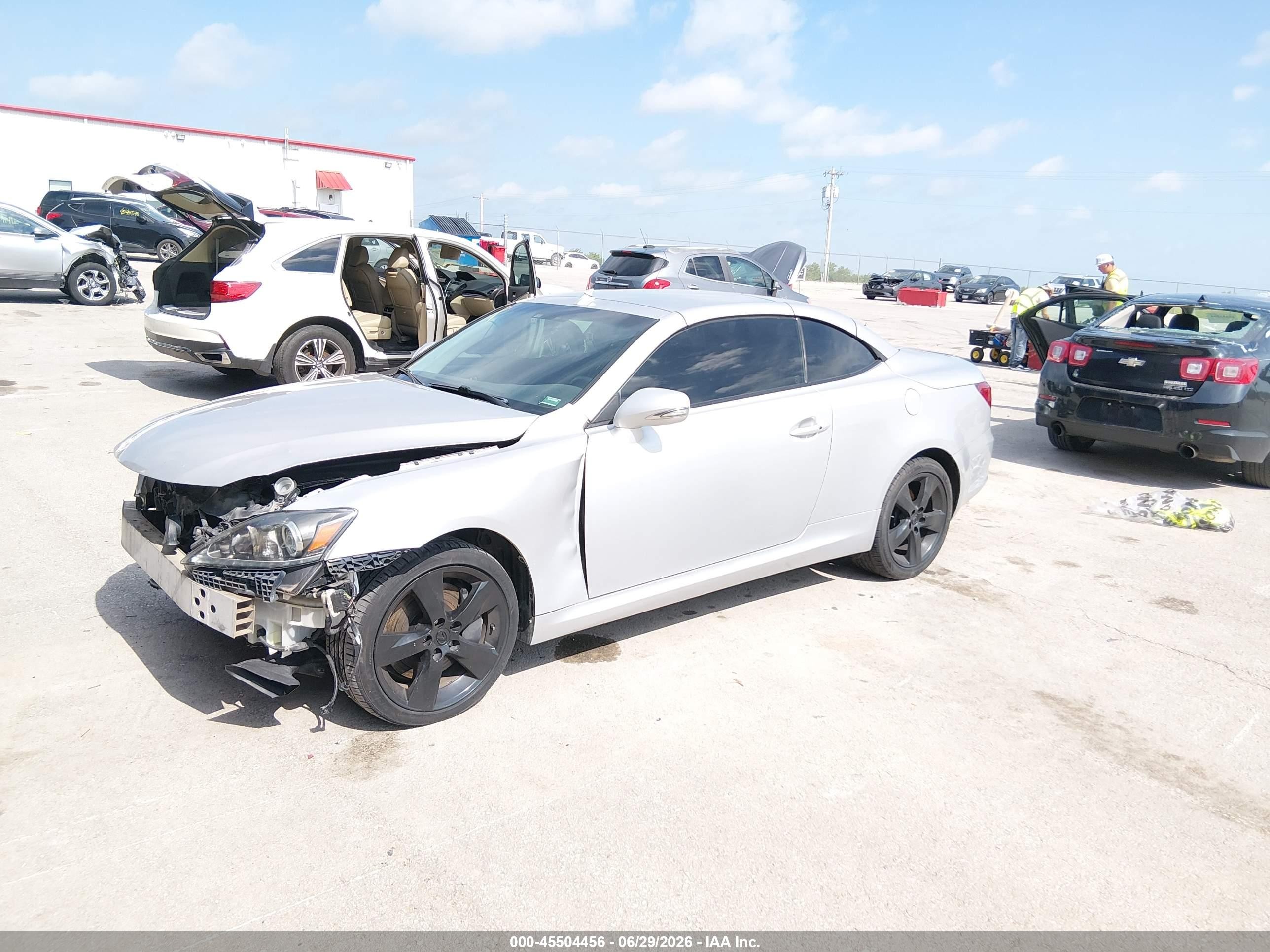 2011 Lexus Is 350c   Silver vin: JTHFE2C2XB2507031