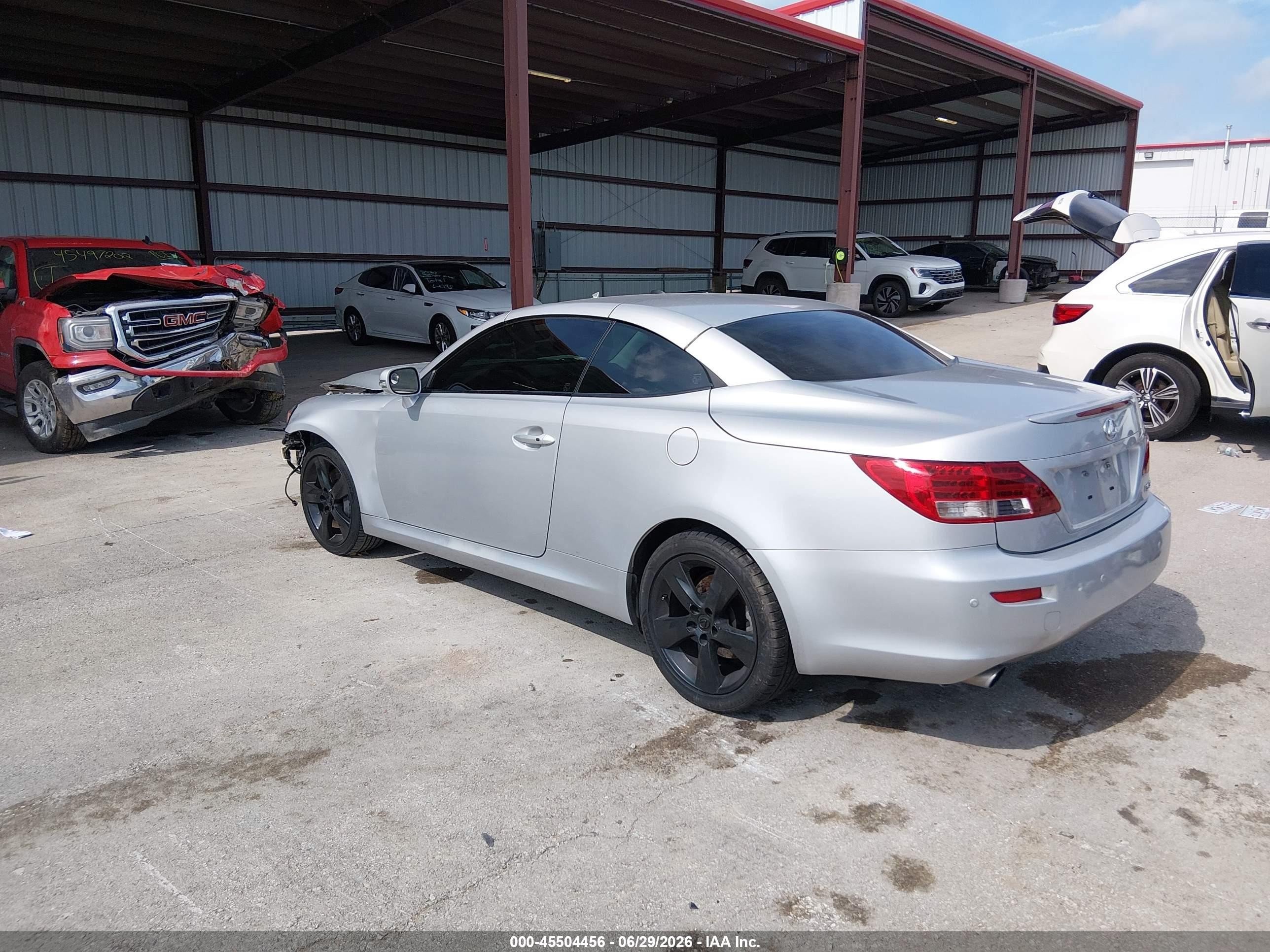 2011 Lexus Is 350c   Silver vin: JTHFE2C2XB2507031