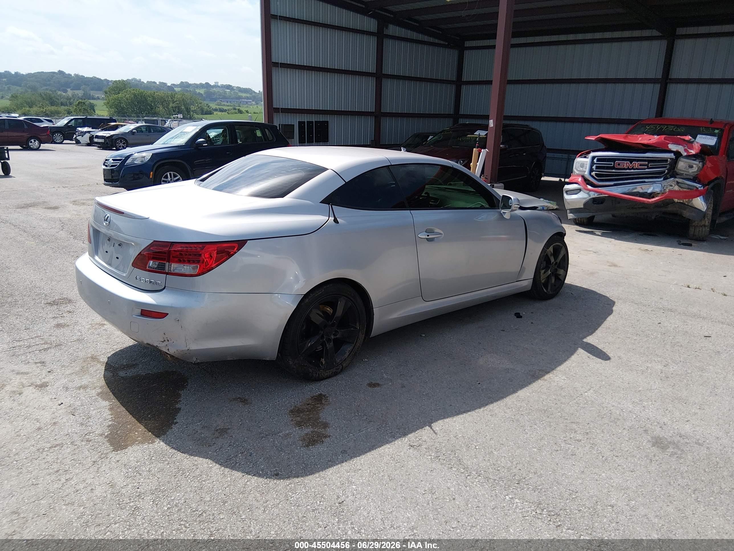 2011 Lexus Is 350c   Silver vin: JTHFE2C2XB2507031