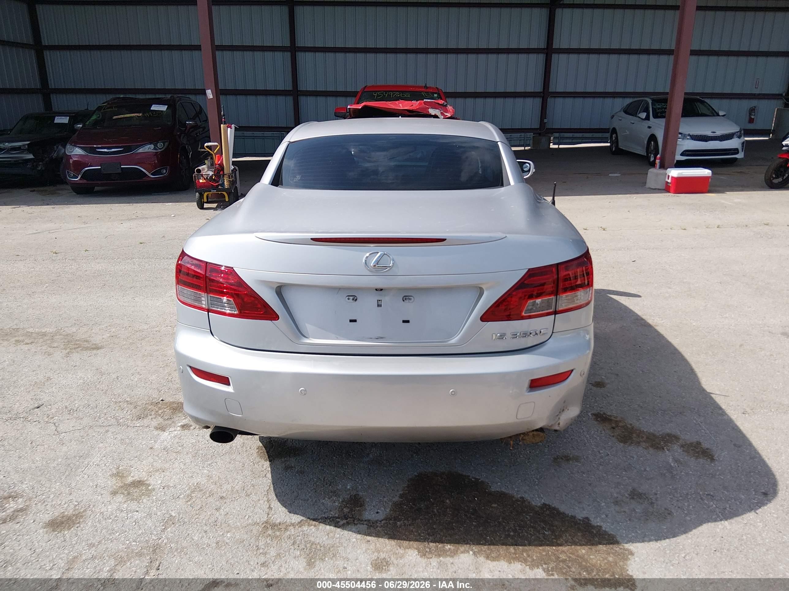 2011 Lexus Is 350c   Silver vin: JTHFE2C2XB2507031