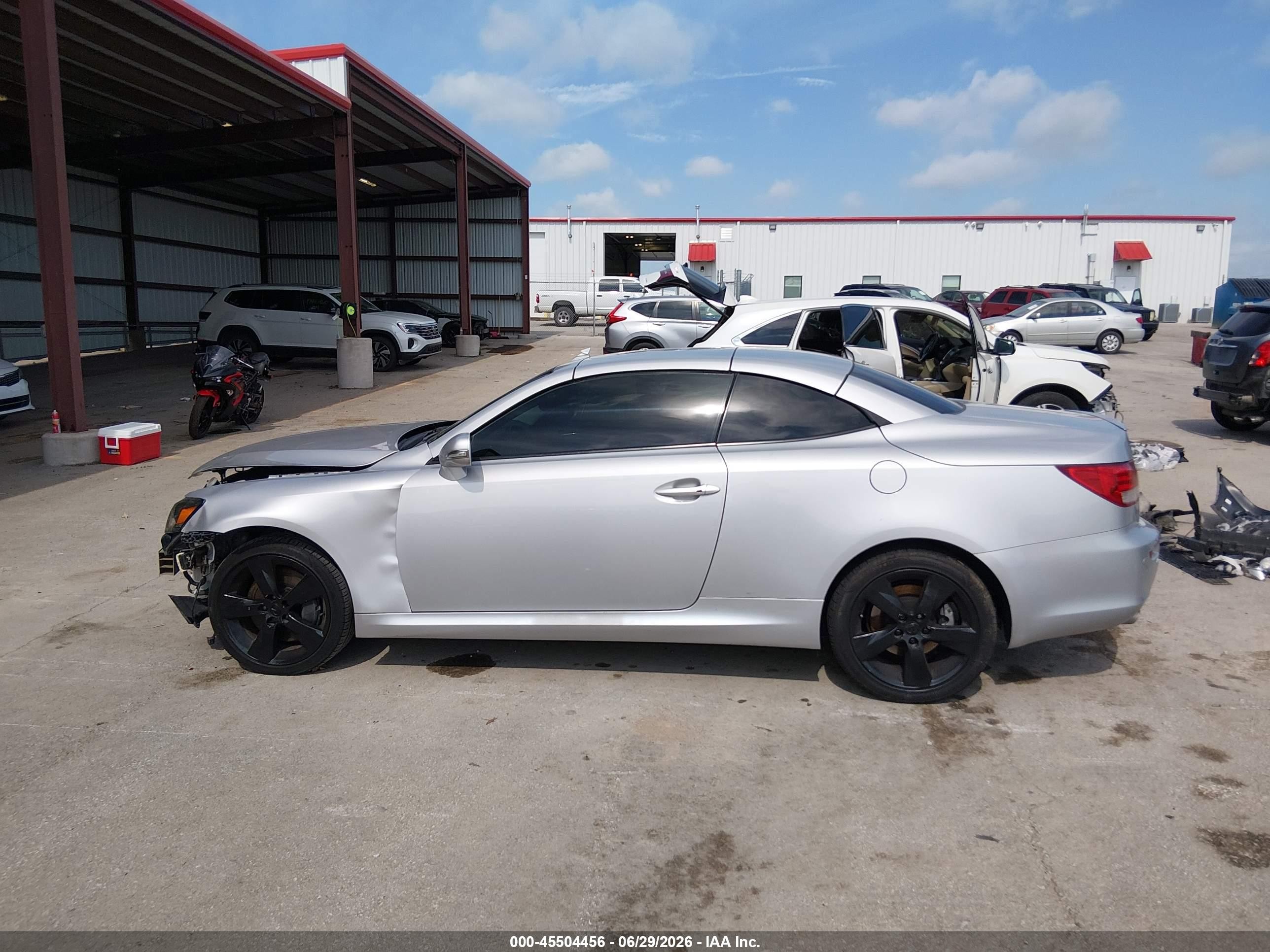 2011 Lexus Is 350c   Silver vin: JTHFE2C2XB2507031