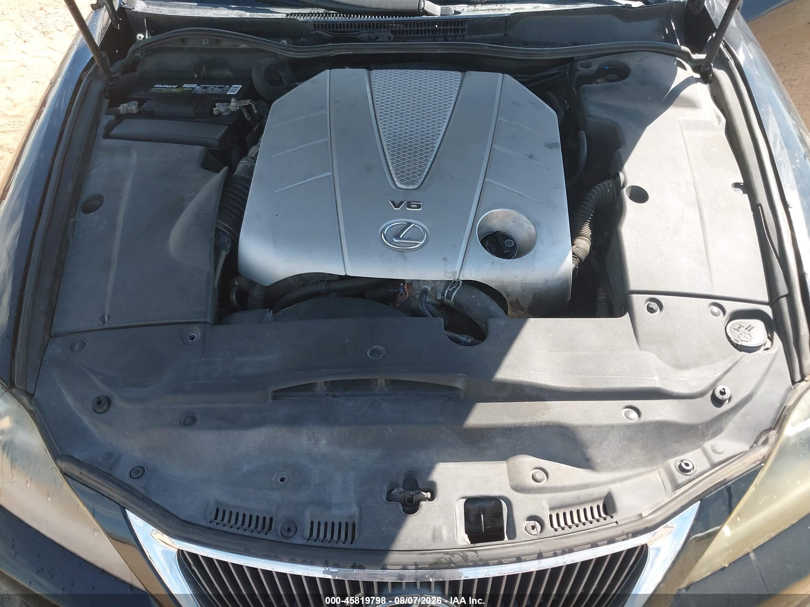 2012 Lexus Is 350c   Black vin: JTHFE2C2XC2508133