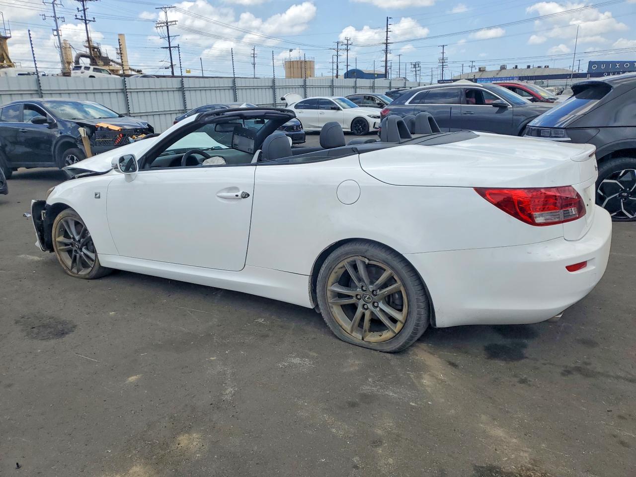 2014 Lexus Is 350 White vin: JTHFE2C2XE2510497