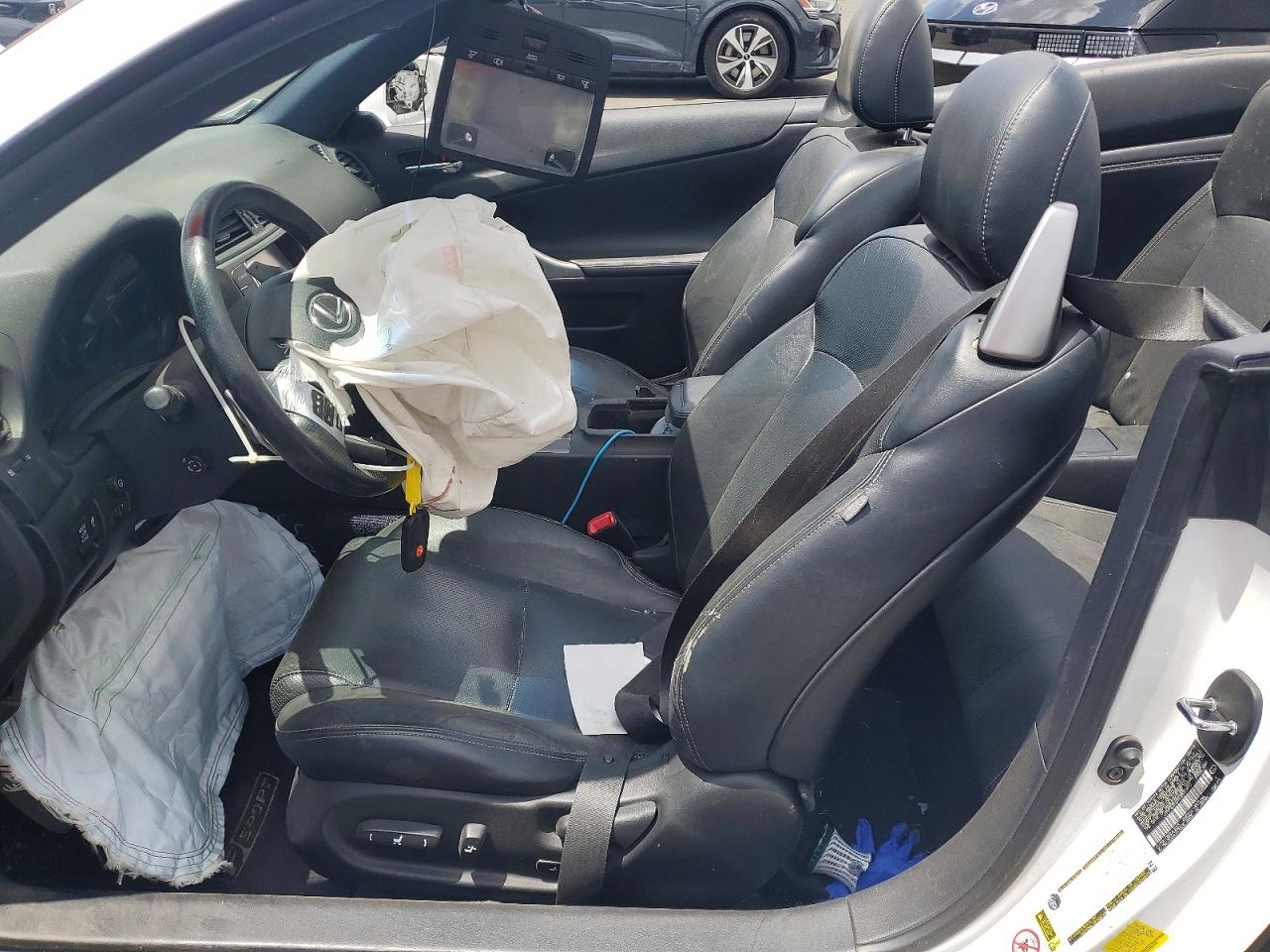 2014 Lexus Is 350 White vin: JTHFE2C2XE2510497
