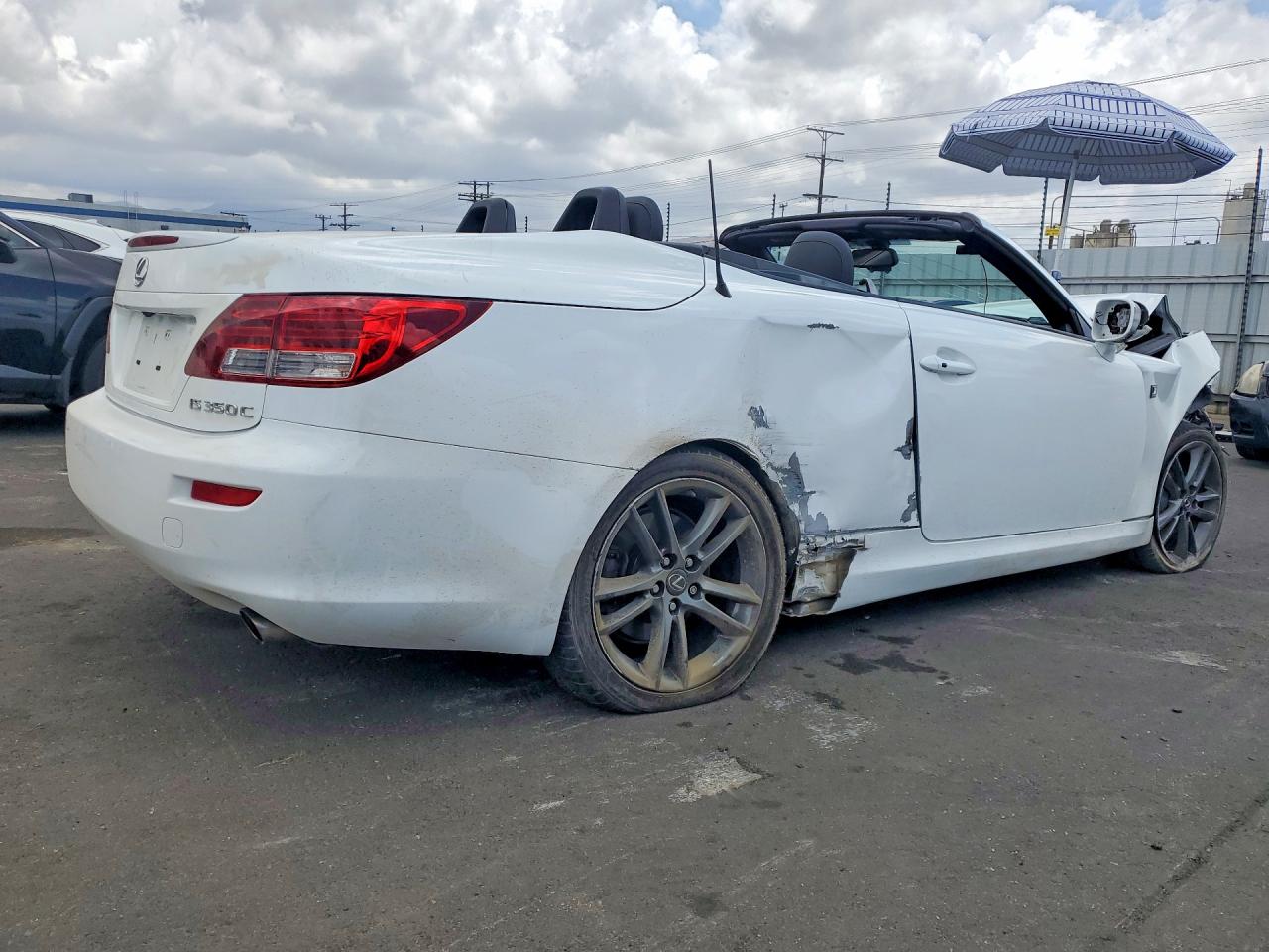 2014 Lexus Is 350 White vin: JTHFE2C2XE2510497