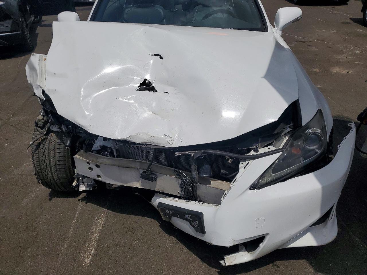 2014 Lexus Is 350 White vin: JTHFE2C2XE2510497
