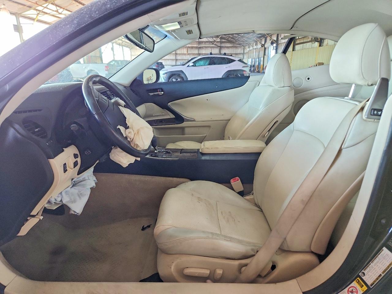 2010 Lexus Is 250c Base Gray vin: JTHFF2C20A2503999