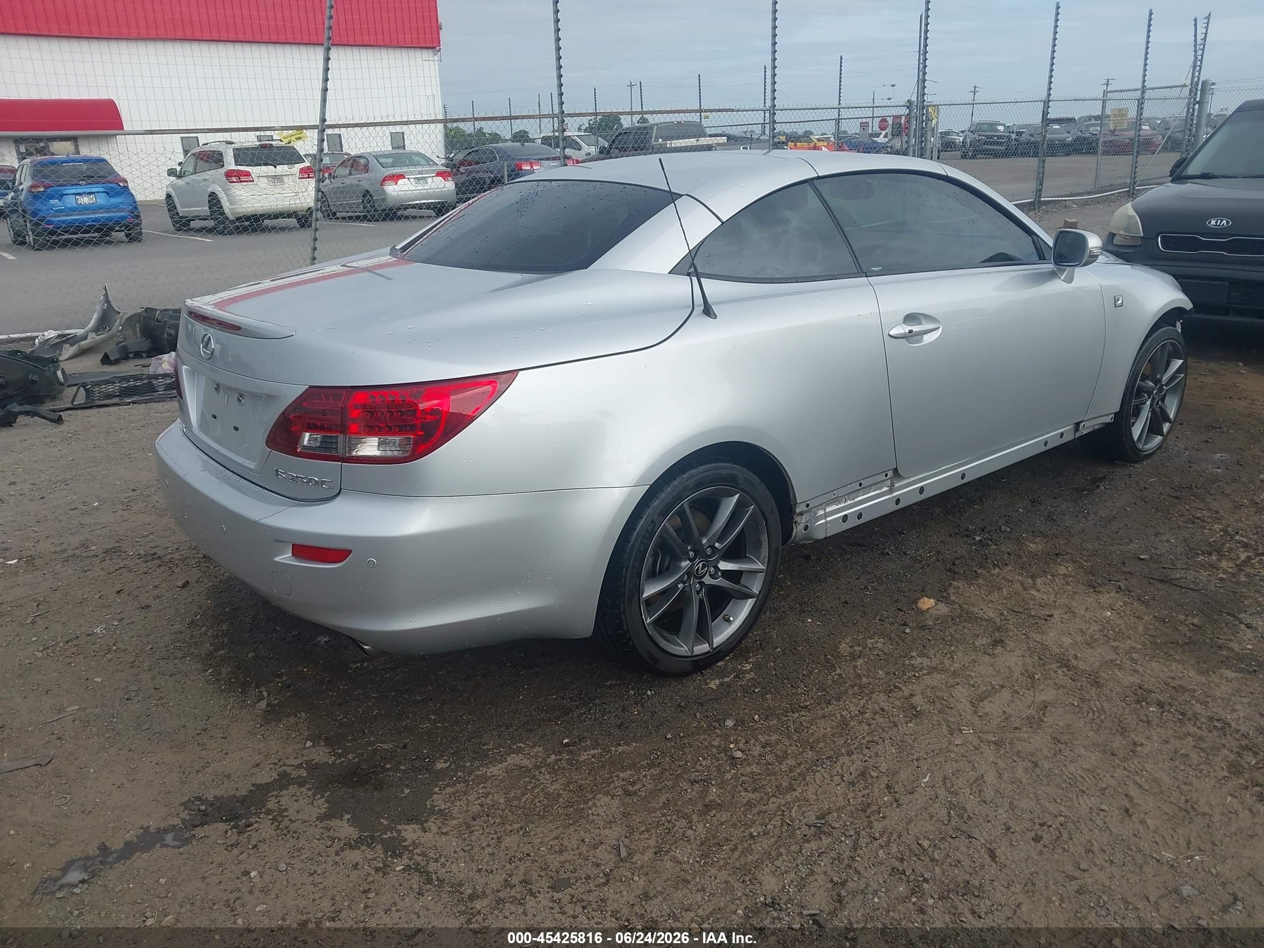 2014 Lexus Is 250c   Silver vin: JTHFF2C20E2529816
