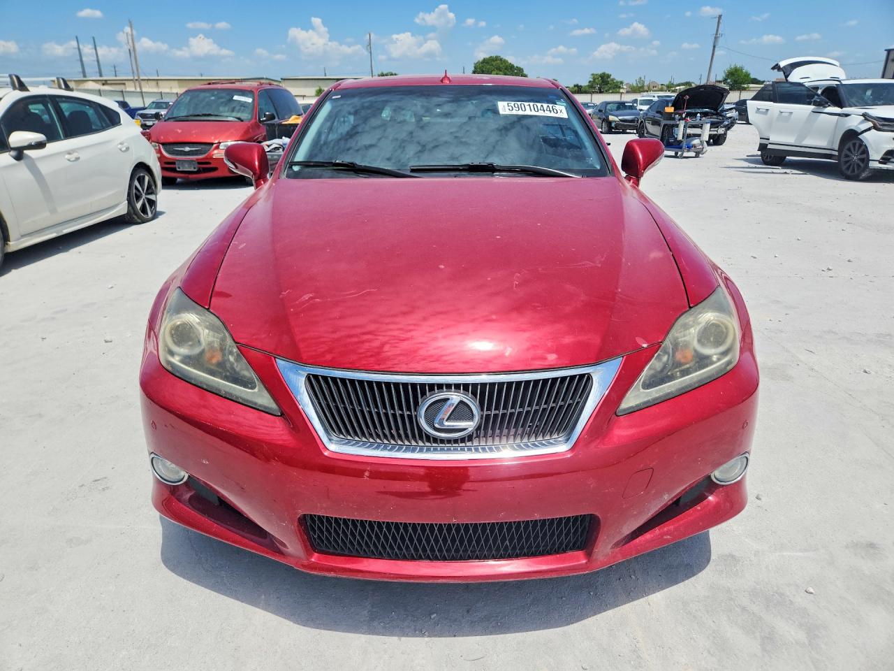 2012 Lexus Is 250 Red vin: JTHFF2C21C2522886