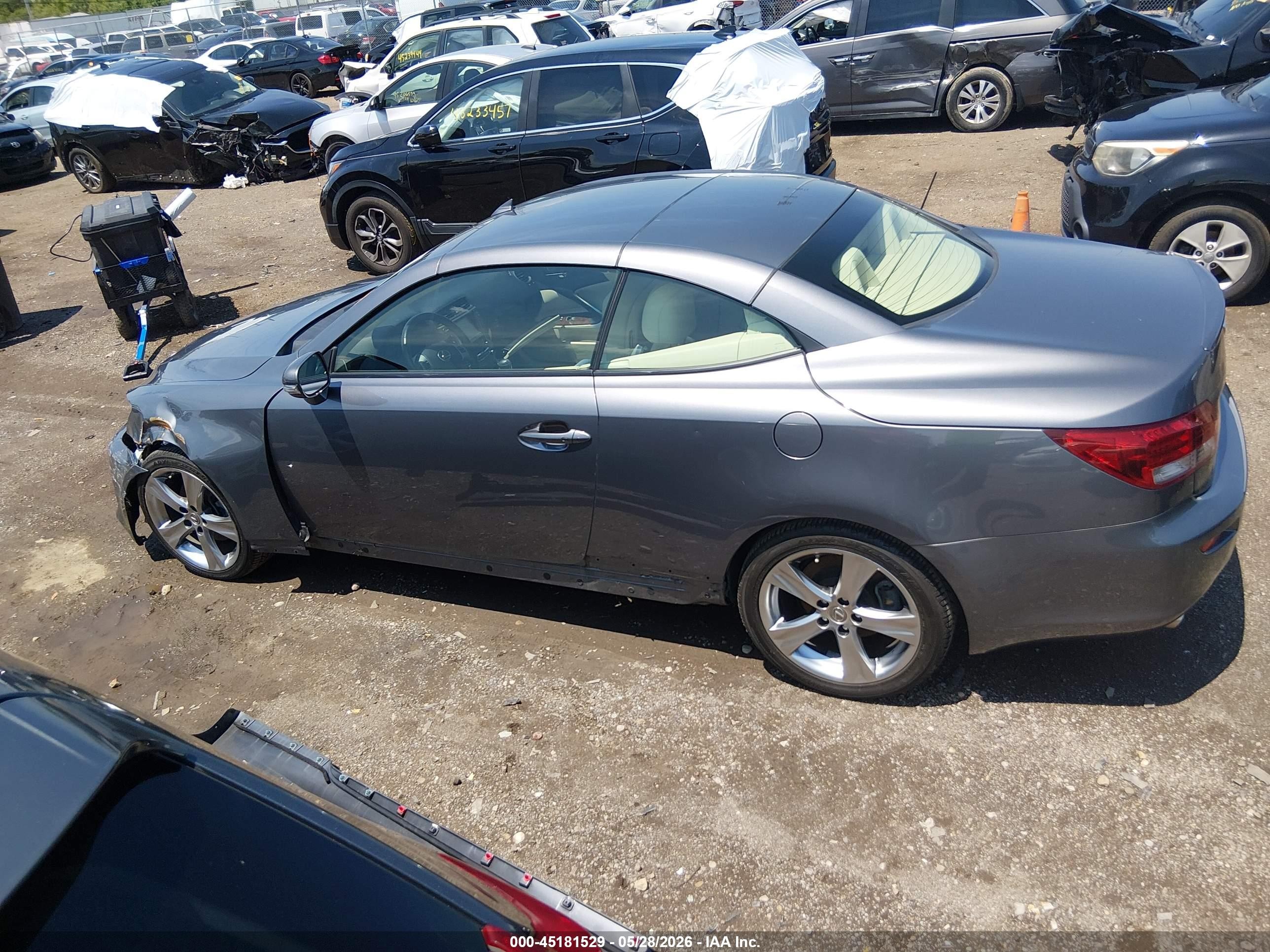 2015 Lexus Is 250c   Gray vin: JTHFF2C21F2532807