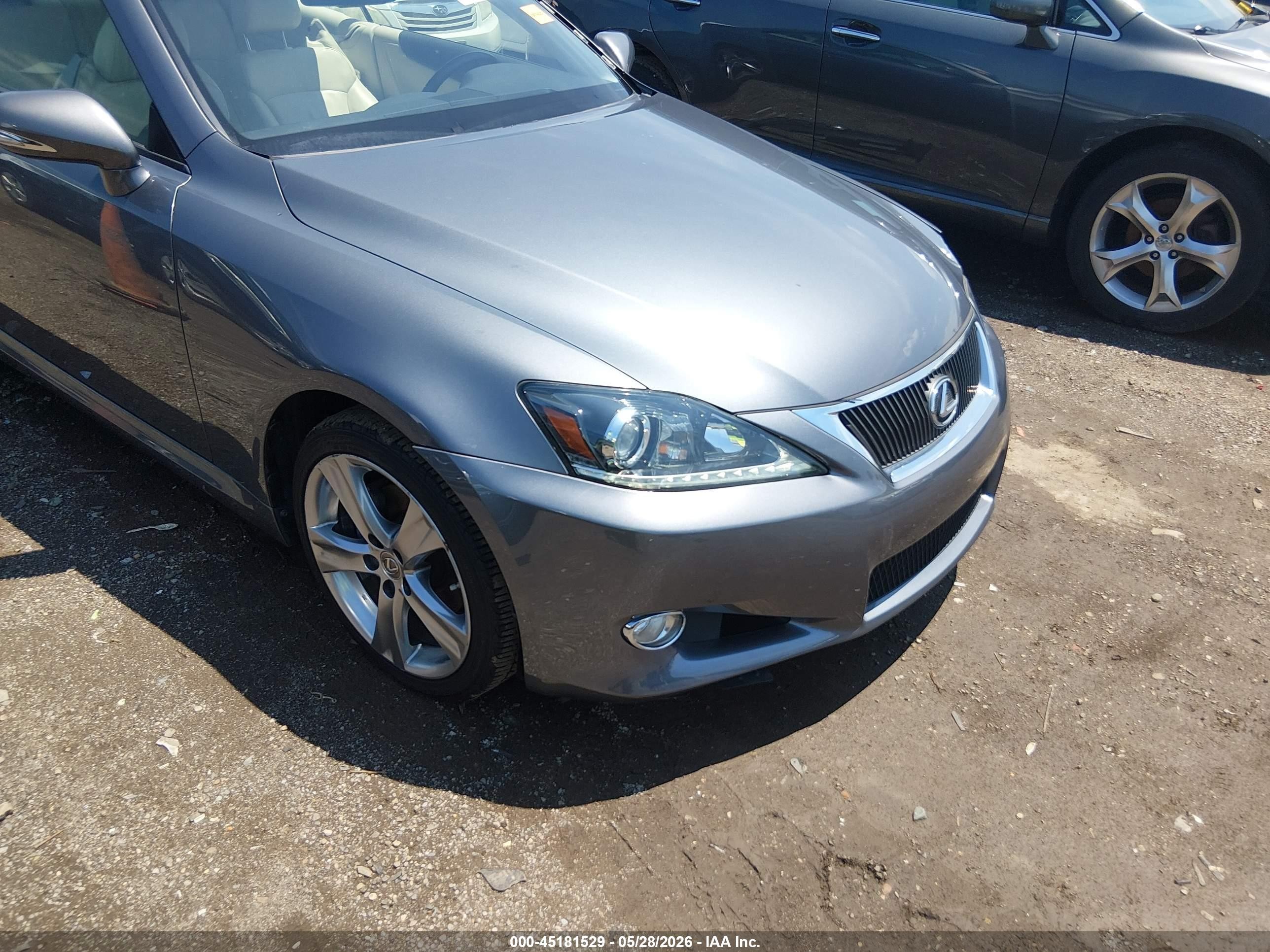 2015 Lexus Is 250c   Gray vin: JTHFF2C21F2532807