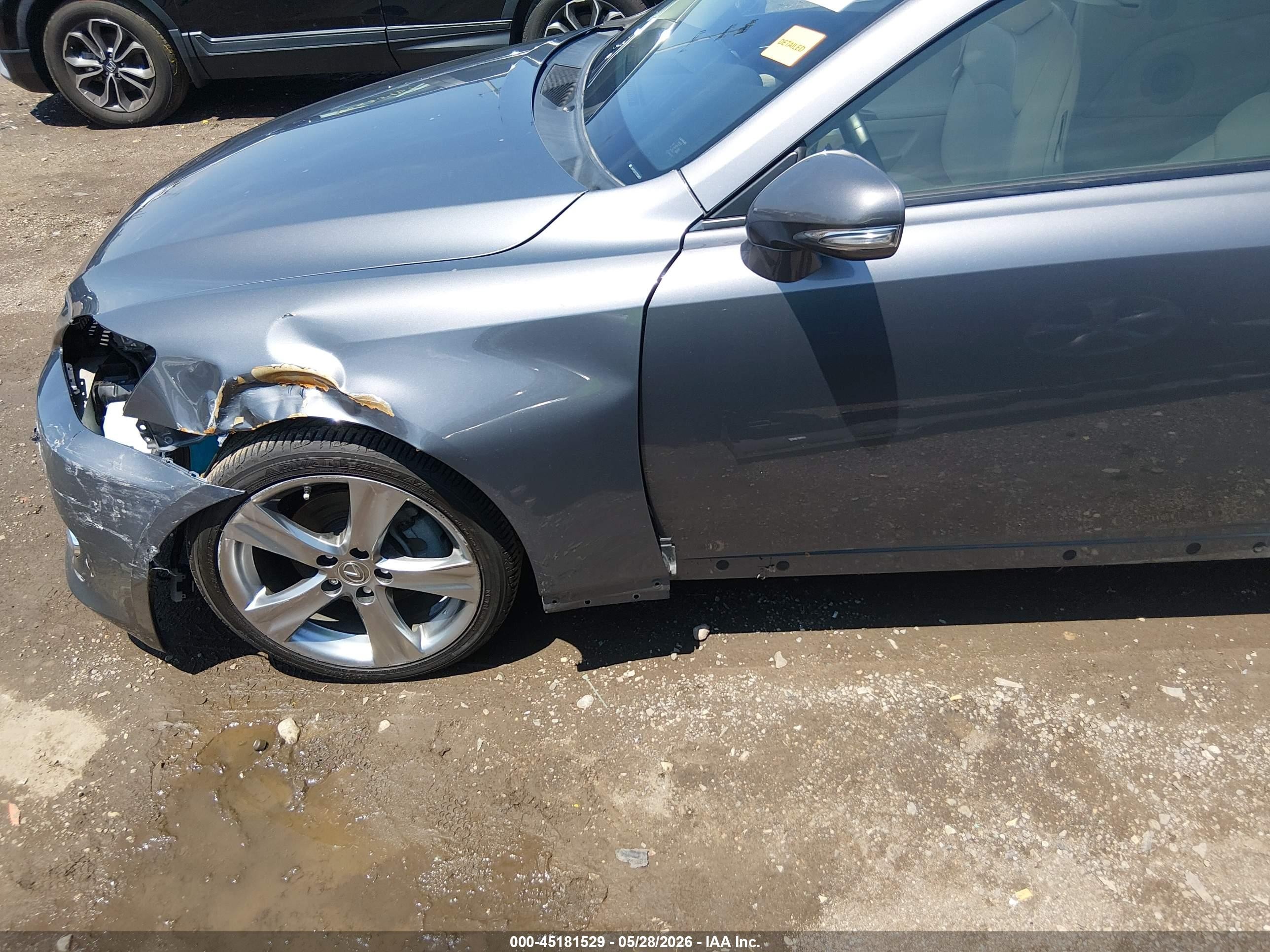 2015 Lexus Is 250c   Gray vin: JTHFF2C21F2532807