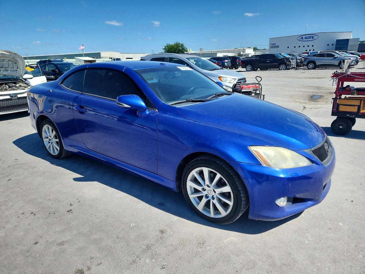 2010 Lexus Is 250 Blue vin: JTHFF2C22A2500411