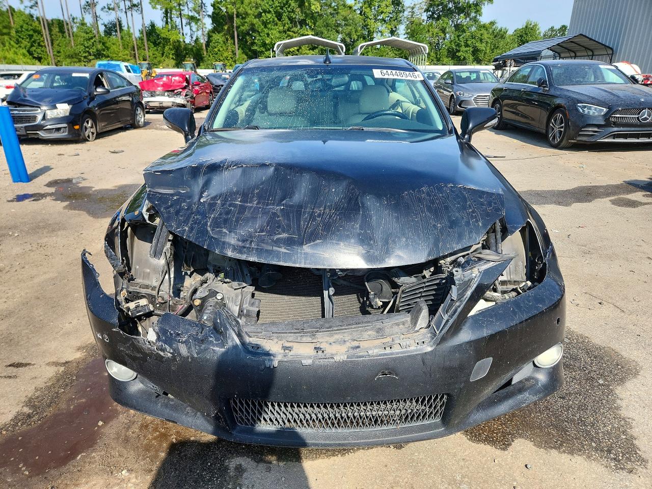 2010 Lexus Is 250c Base Black vin: JTHFF2C22A2506080