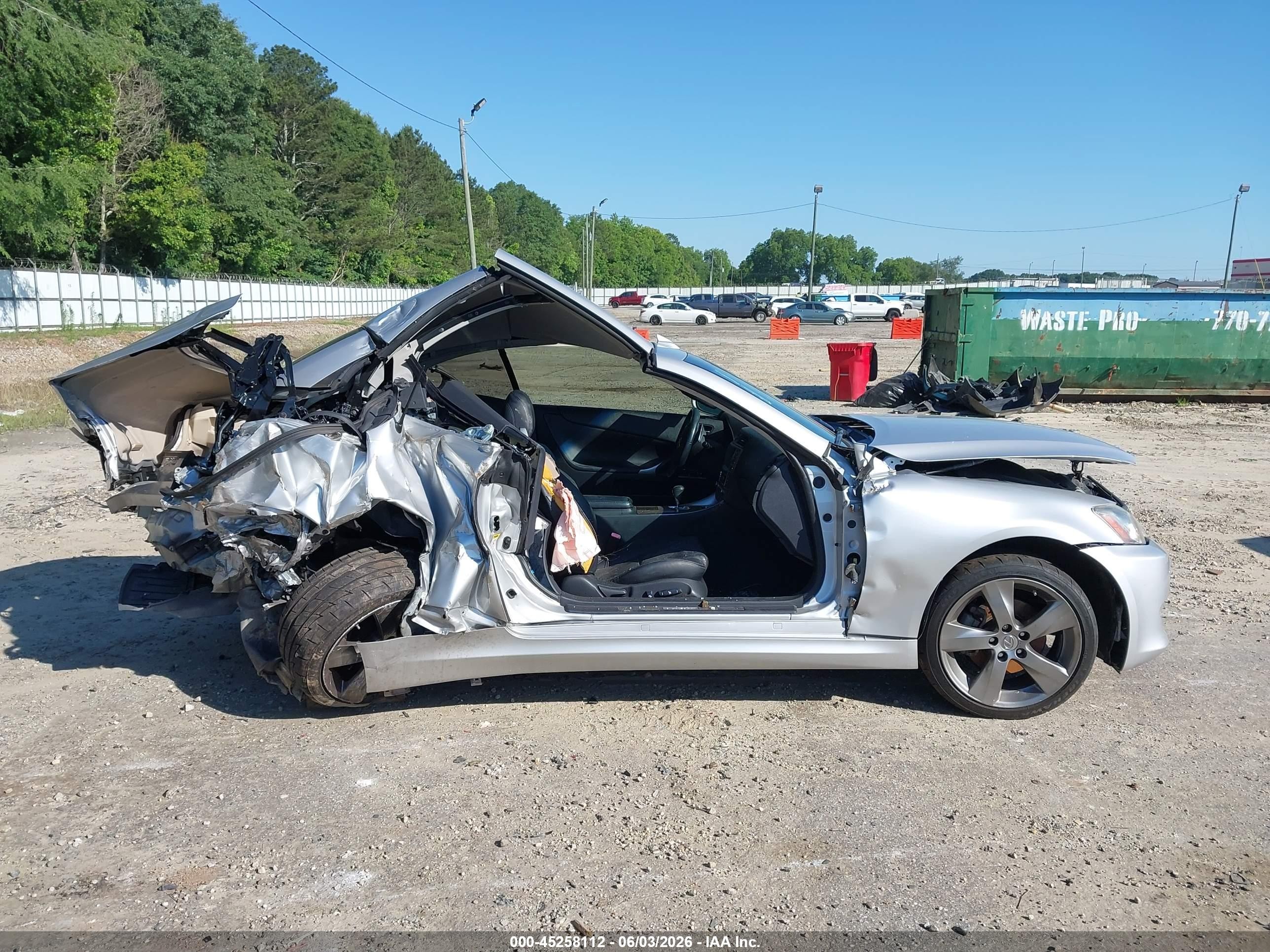 2010 Lexus Is 250c   Silver vin: JTHFF2C22A2510940