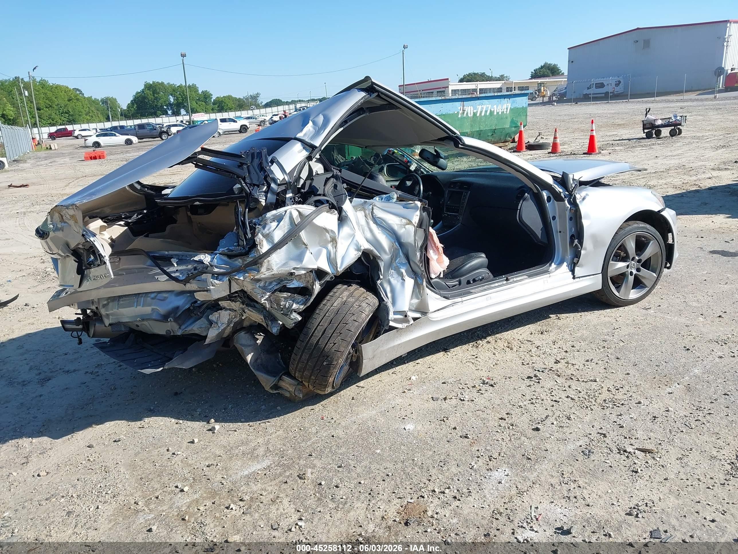 2010 Lexus Is 250c   Silver vin: JTHFF2C22A2510940