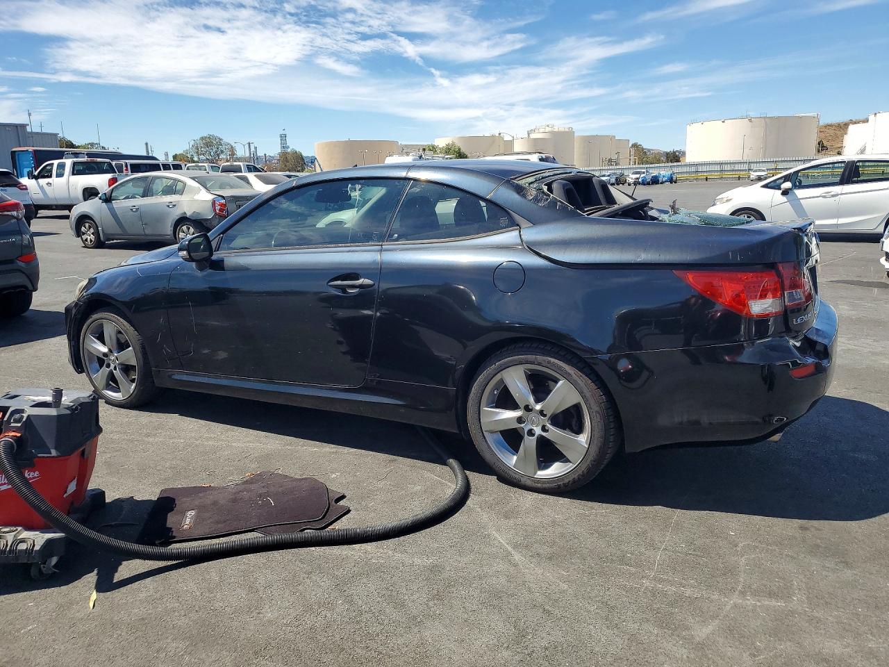 2010 Lexus Is 250c Base Black vin: JTHFF2C22A2511702