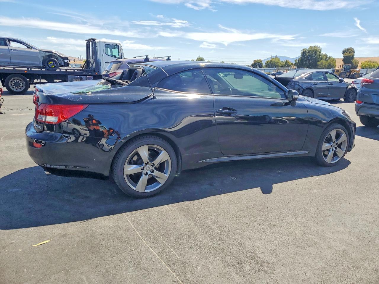 2010 Lexus Is 250c Base Black vin: JTHFF2C22A2511702