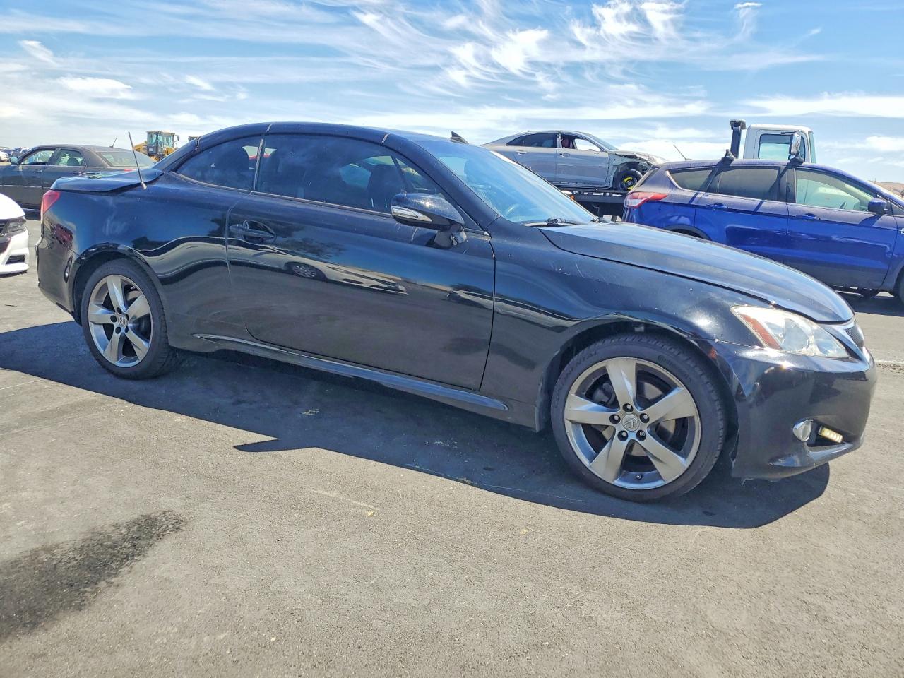 2010 Lexus Is 250c Base Black vin: JTHFF2C22A2511702
