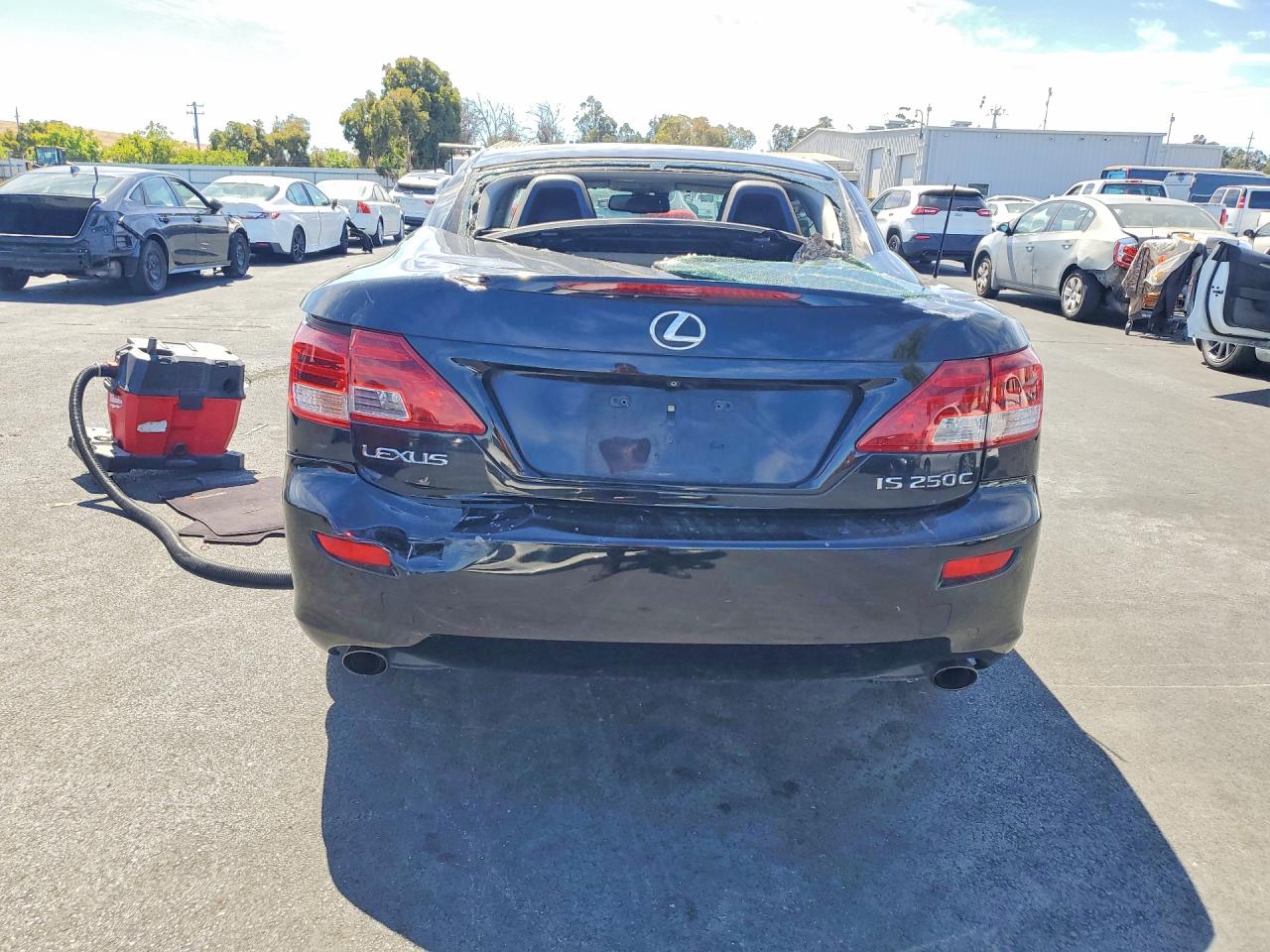 2010 Lexus Is 250c Base Black vin: JTHFF2C22A2511702