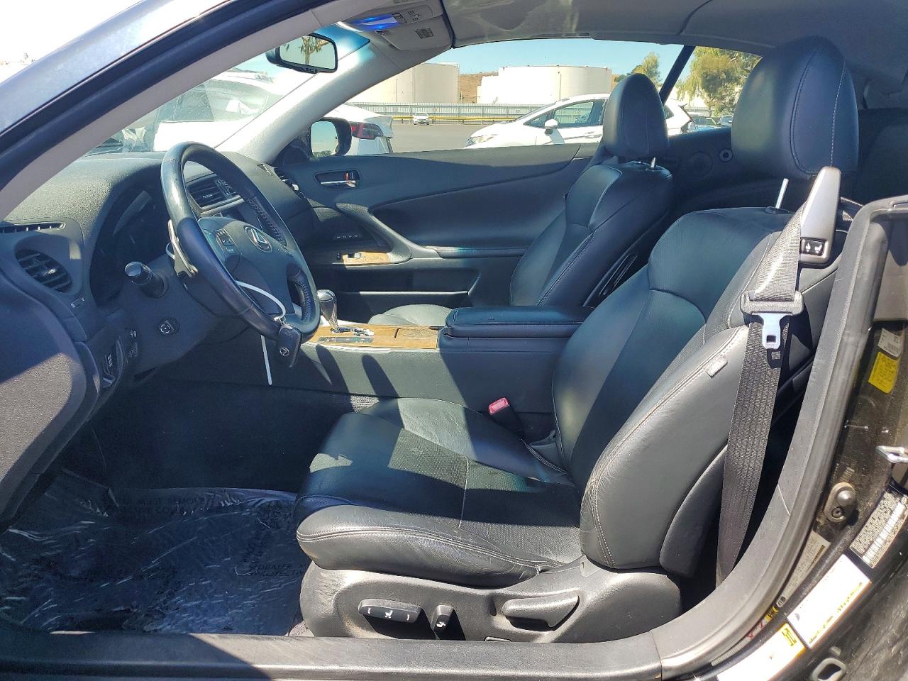 2010 Lexus Is 250c Base Black vin: JTHFF2C22A2511702