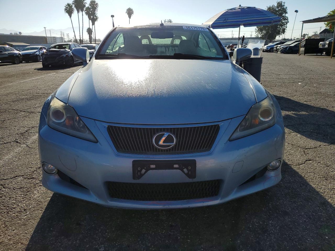 2012 Lexus Is 250 Blue vin: JTHFF2C22C2521780