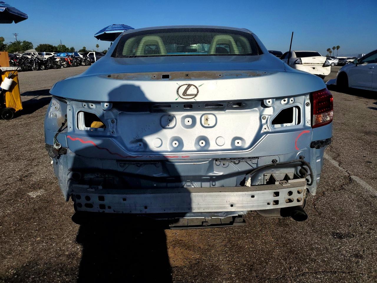 2012 Lexus Is 250 Blue vin: JTHFF2C22C2521780