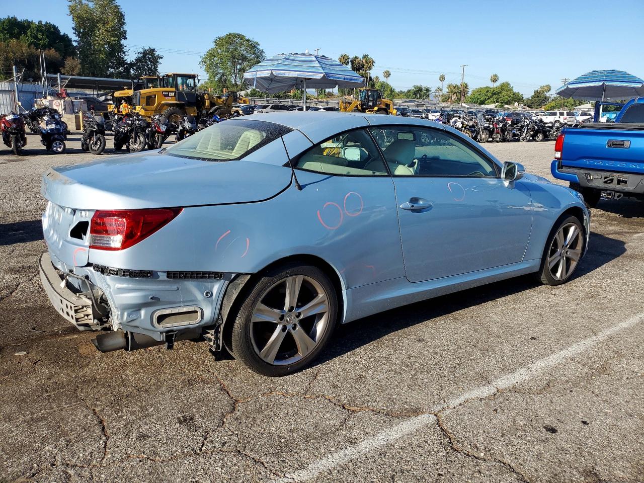 2012 Lexus Is 250 Blue vin: JTHFF2C22C2521780