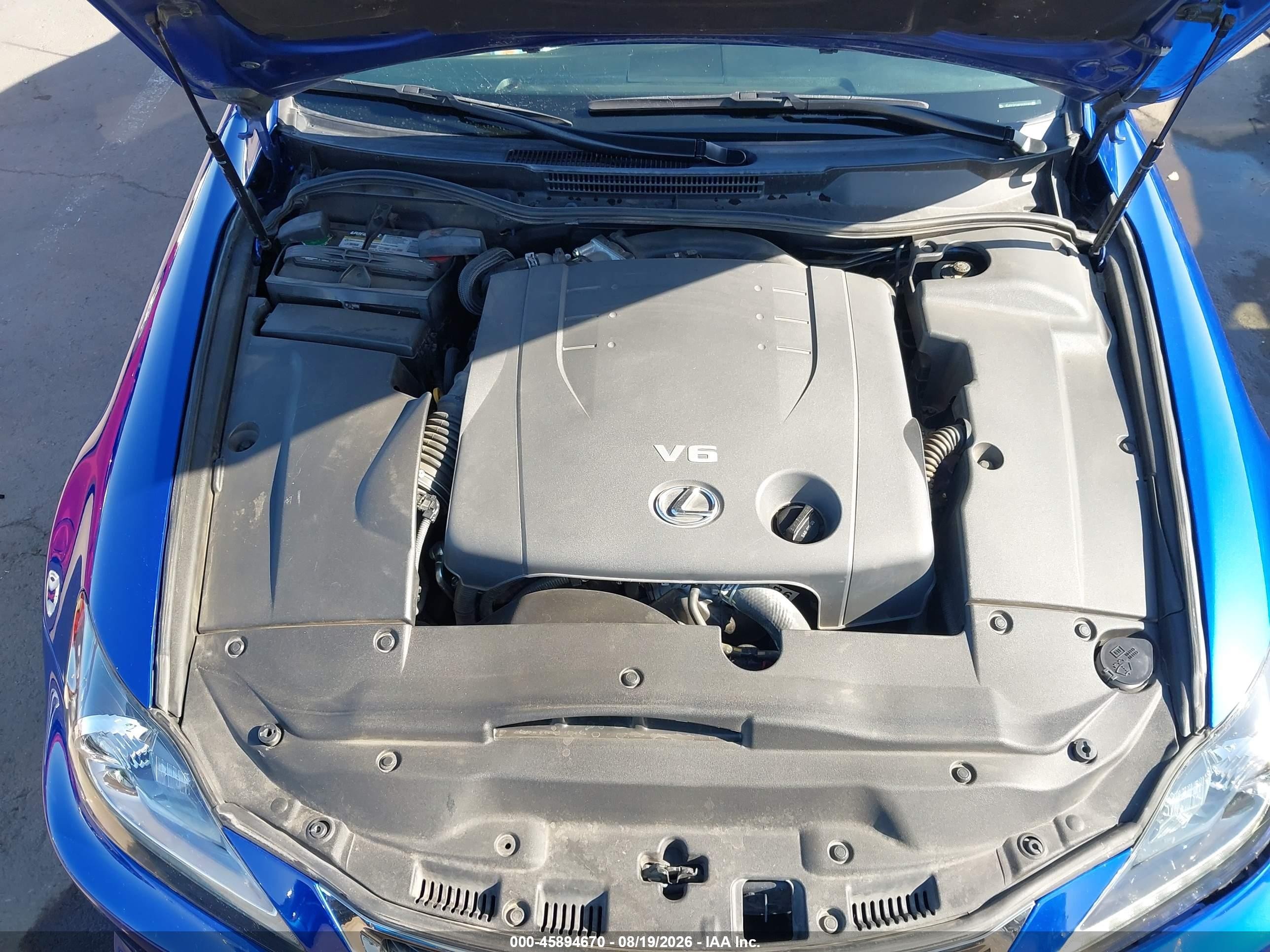 2015 Lexus Is 250c Blue vin: JTHFF2C22F2533271