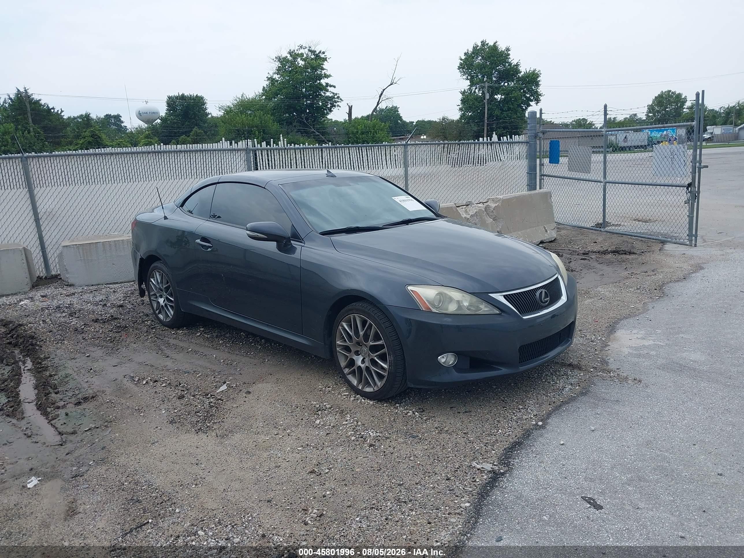 2010 Lexus Is 250c   Серый vin: JTHFF2C23A2510798