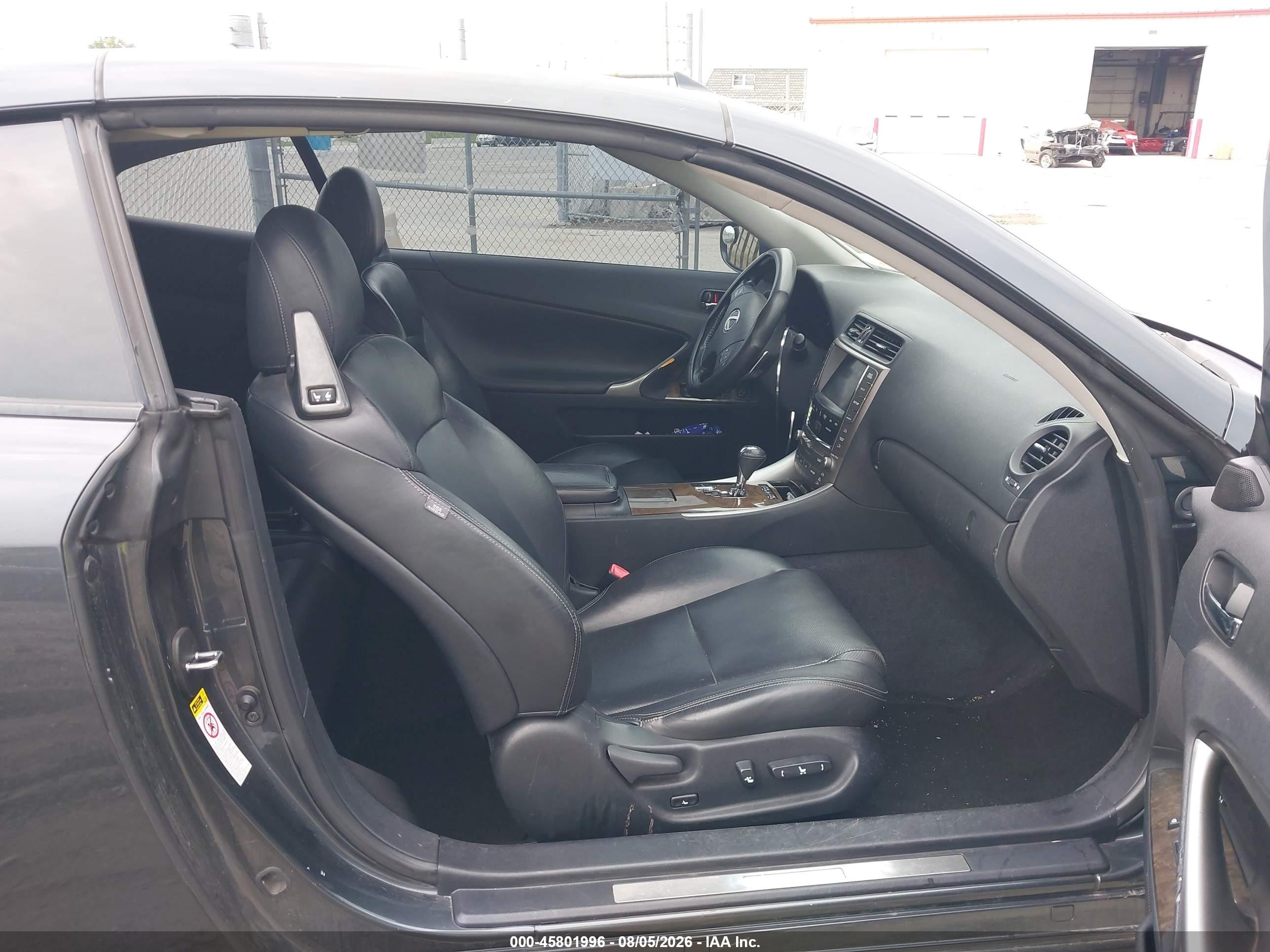 2010 Lexus Is 250c   Gray vin: JTHFF2C23A2510798