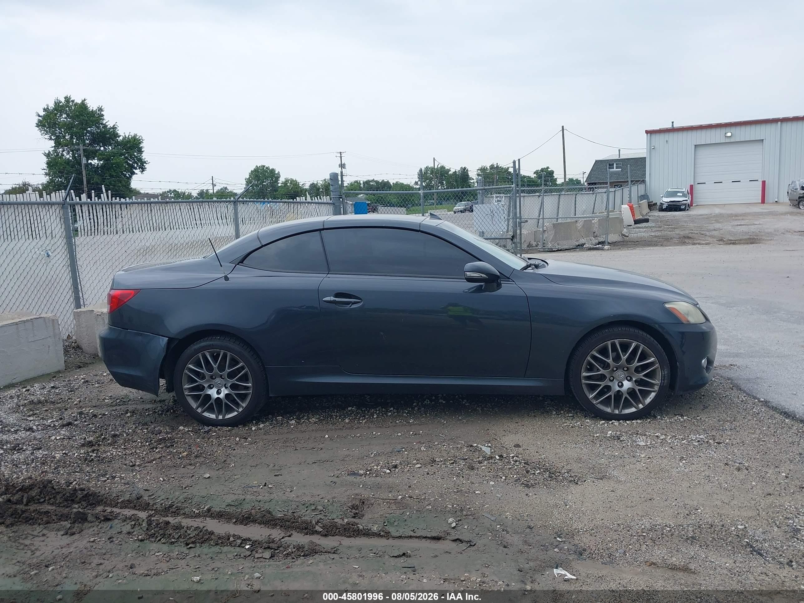 2010 Lexus Is 250c   Gray vin: JTHFF2C23A2510798